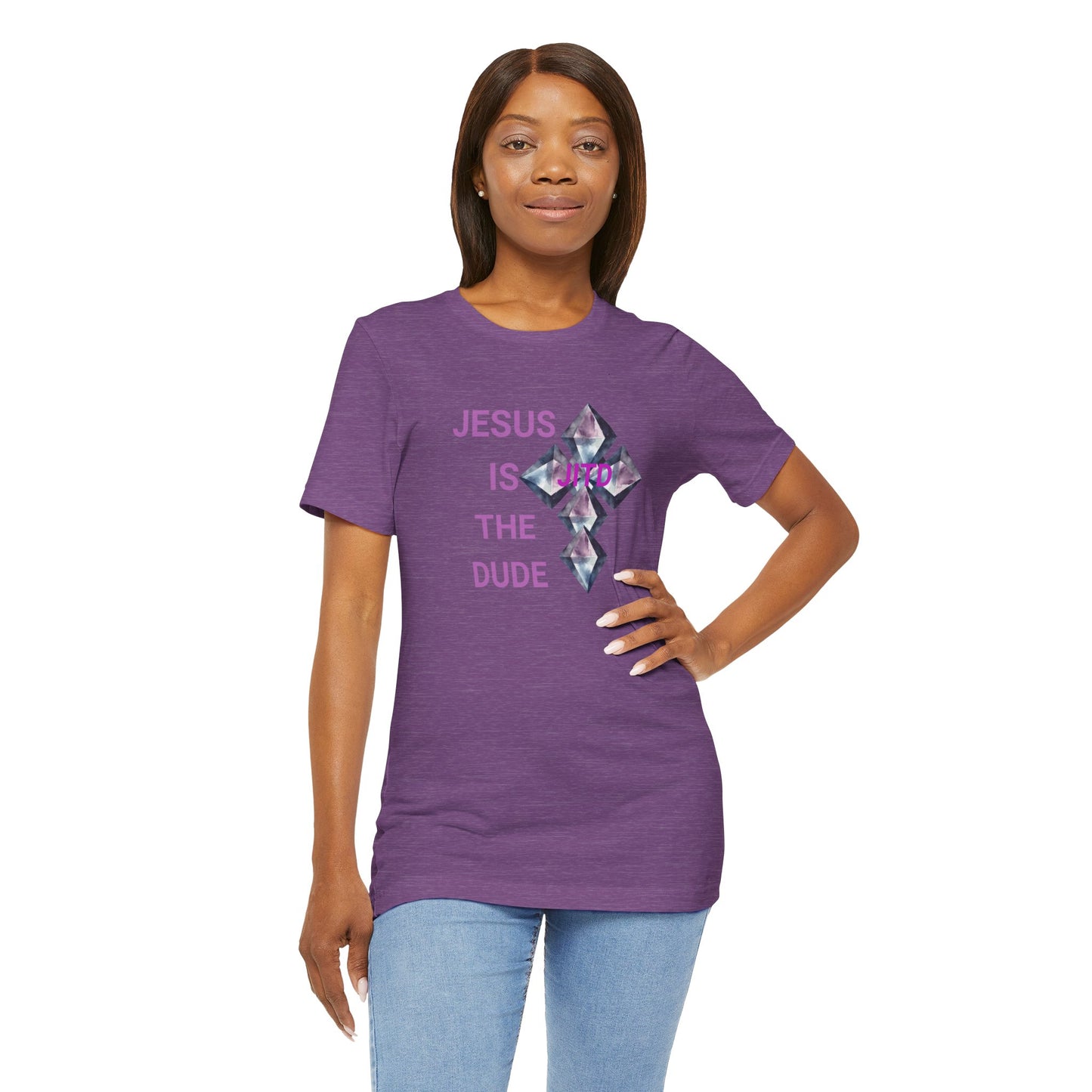 JITD DIAMOND CROSS TEE