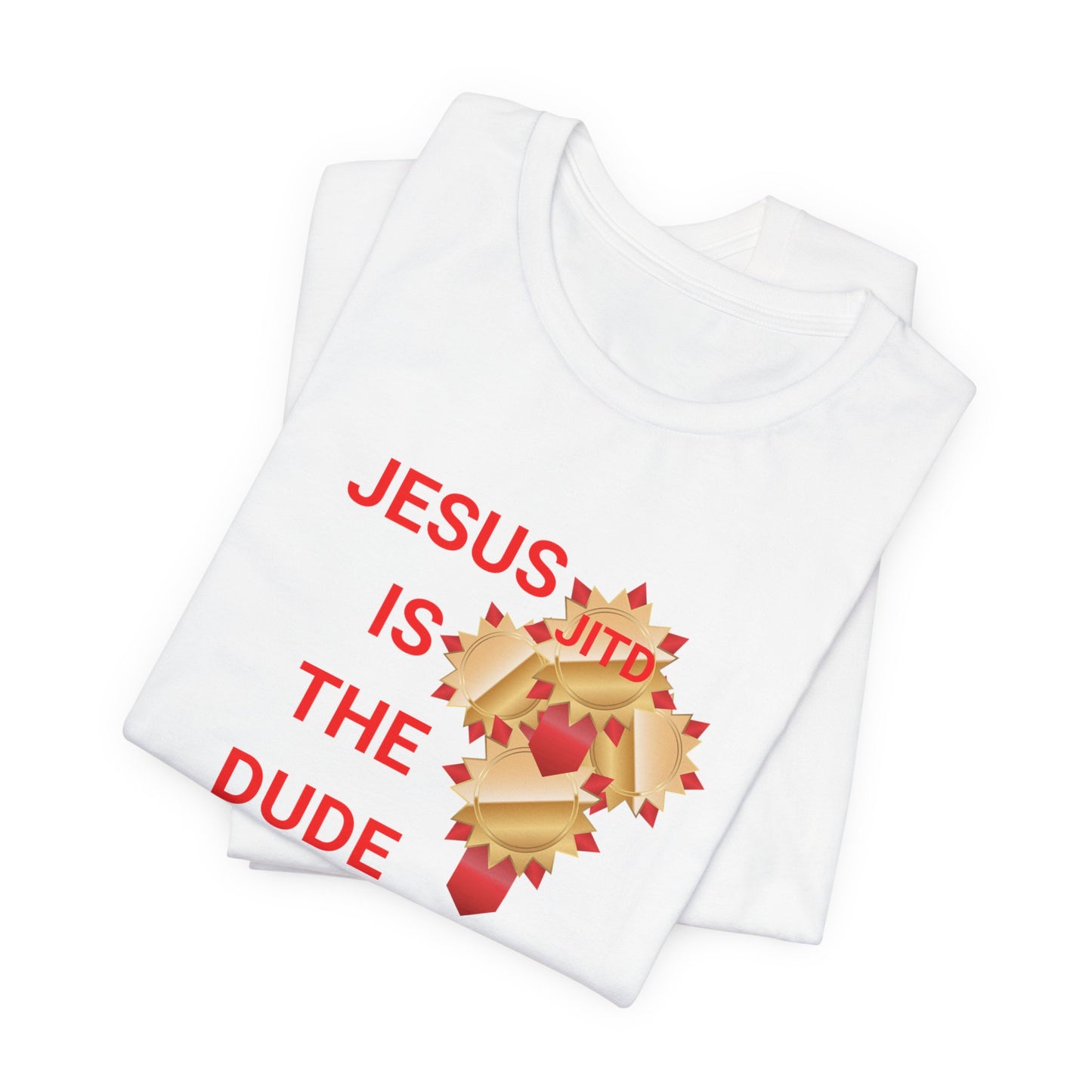 JITD RIBBON CROSS TEE