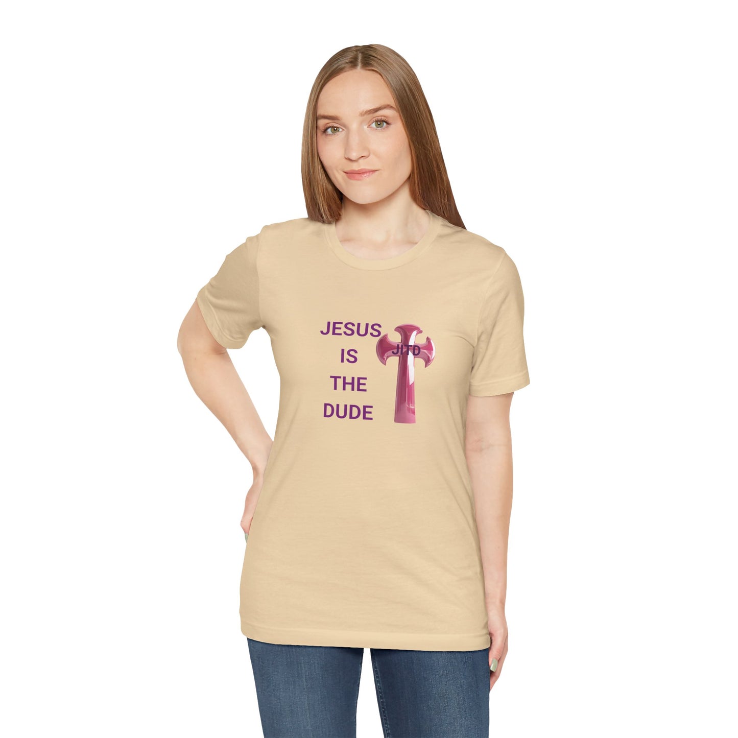 JITD PINK CROSS TEE