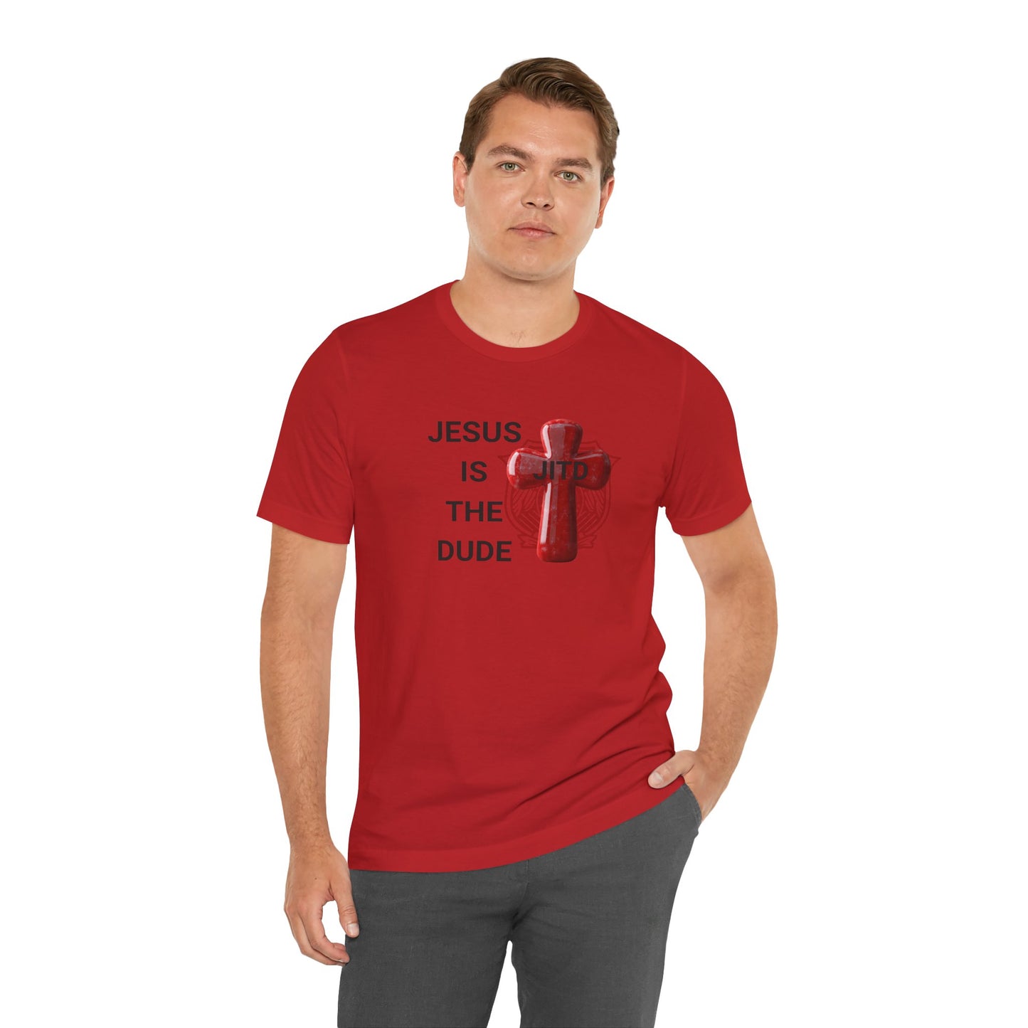 JITD RED SHIELD CROSS TEE