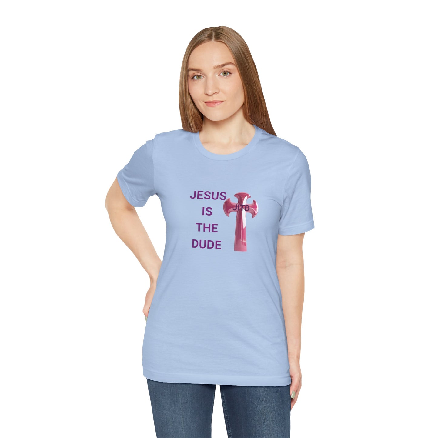 JITD PINK CROSS TEE