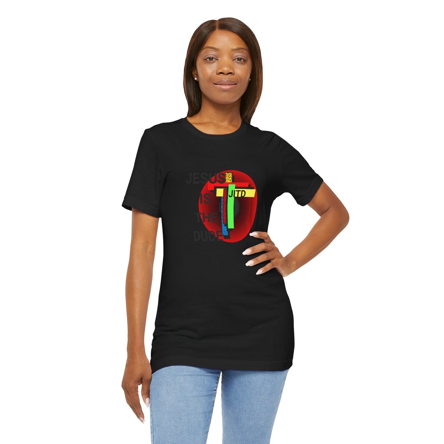 JITD RED GLOW CROSS TEE