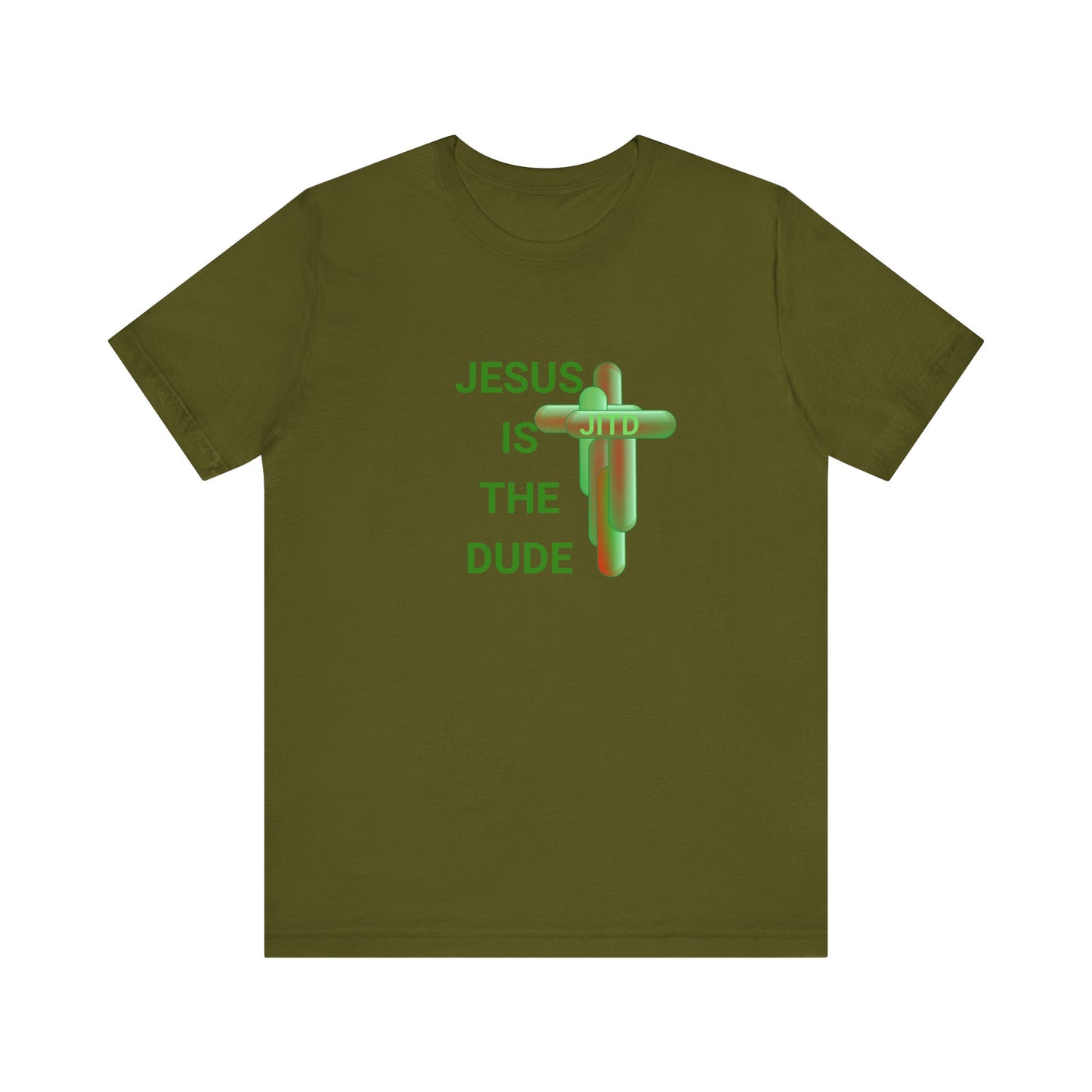 JITD GREEN PILL CROSS TEE