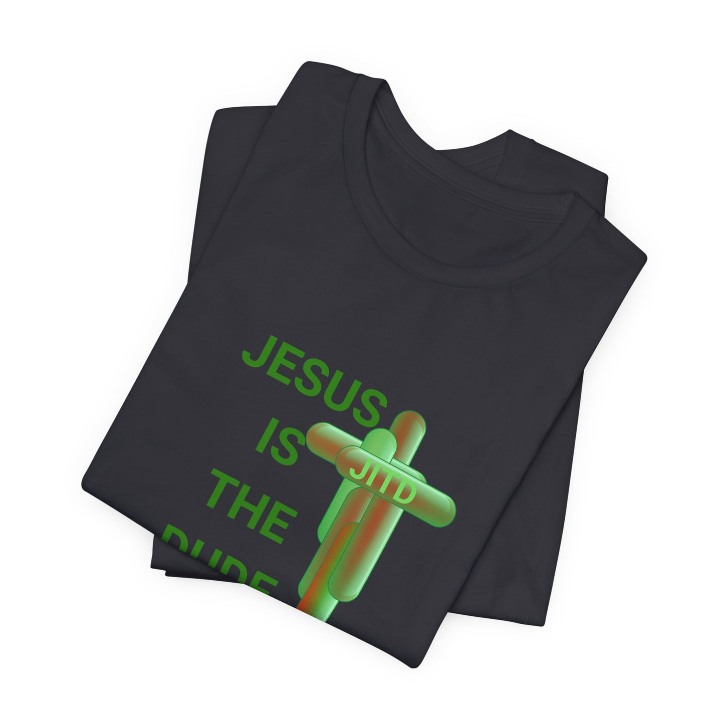JITD GREEN PILL CROSS TEE