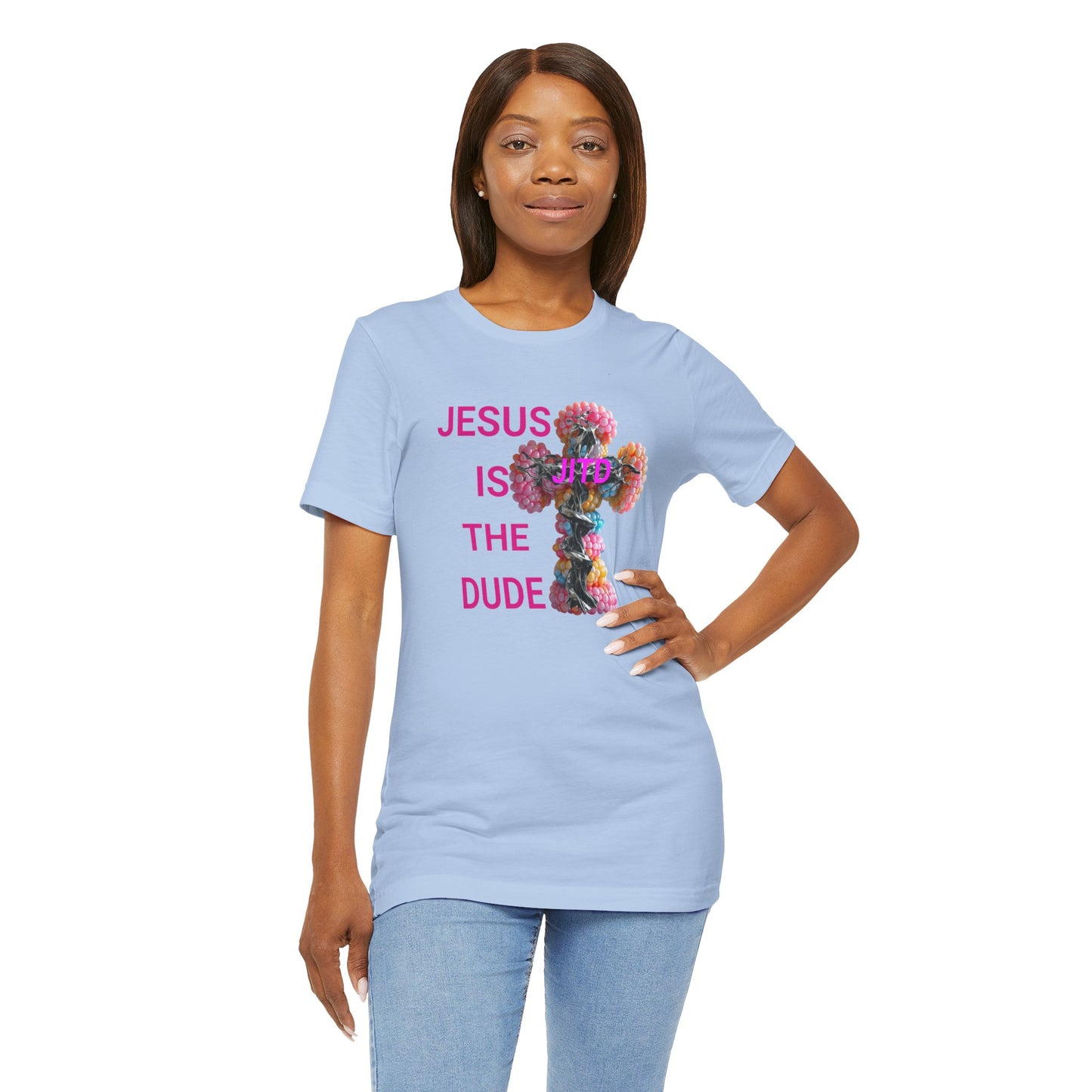 JITD TINY BUBBLE CROSS TEE