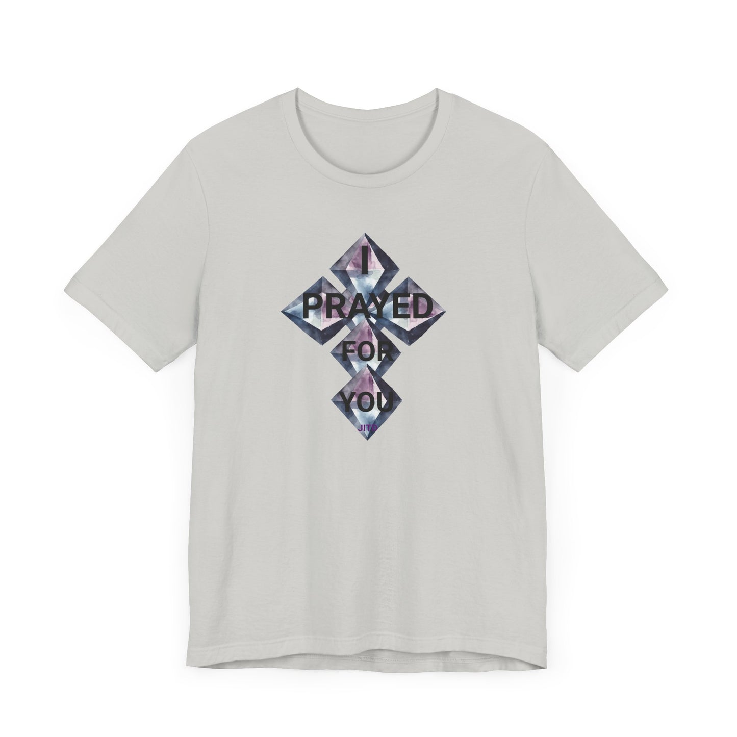 JITD "I PRAYED" DIAMOND CROSS TEE