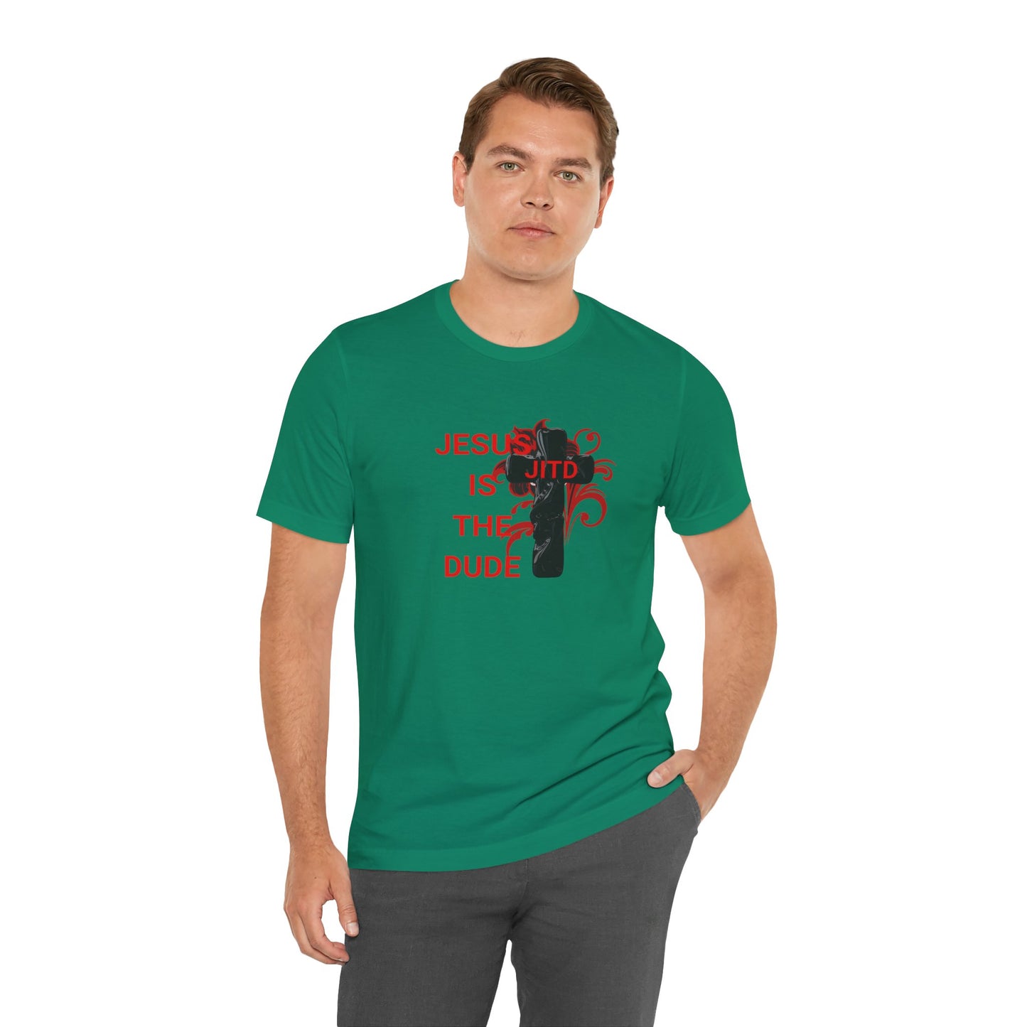 JITD BLACK CROSS TEE