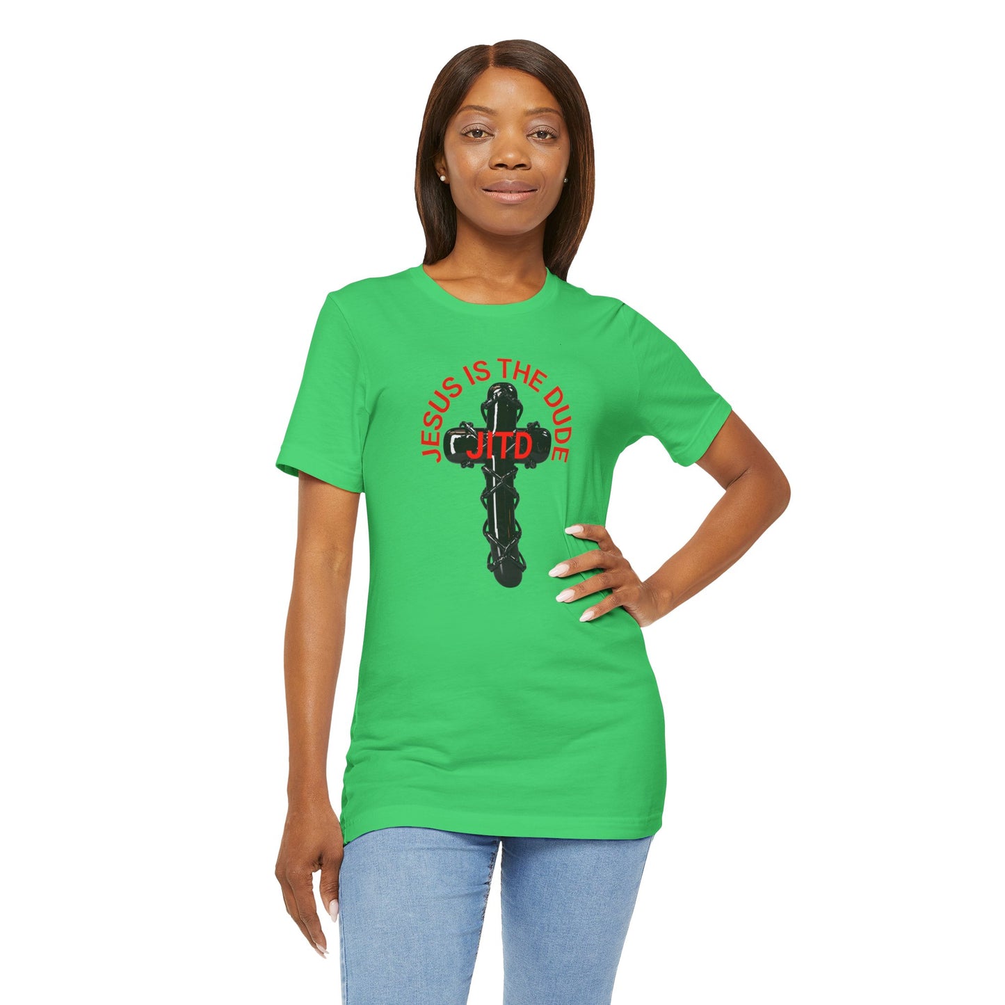 JITD BLACK CROSS TEE