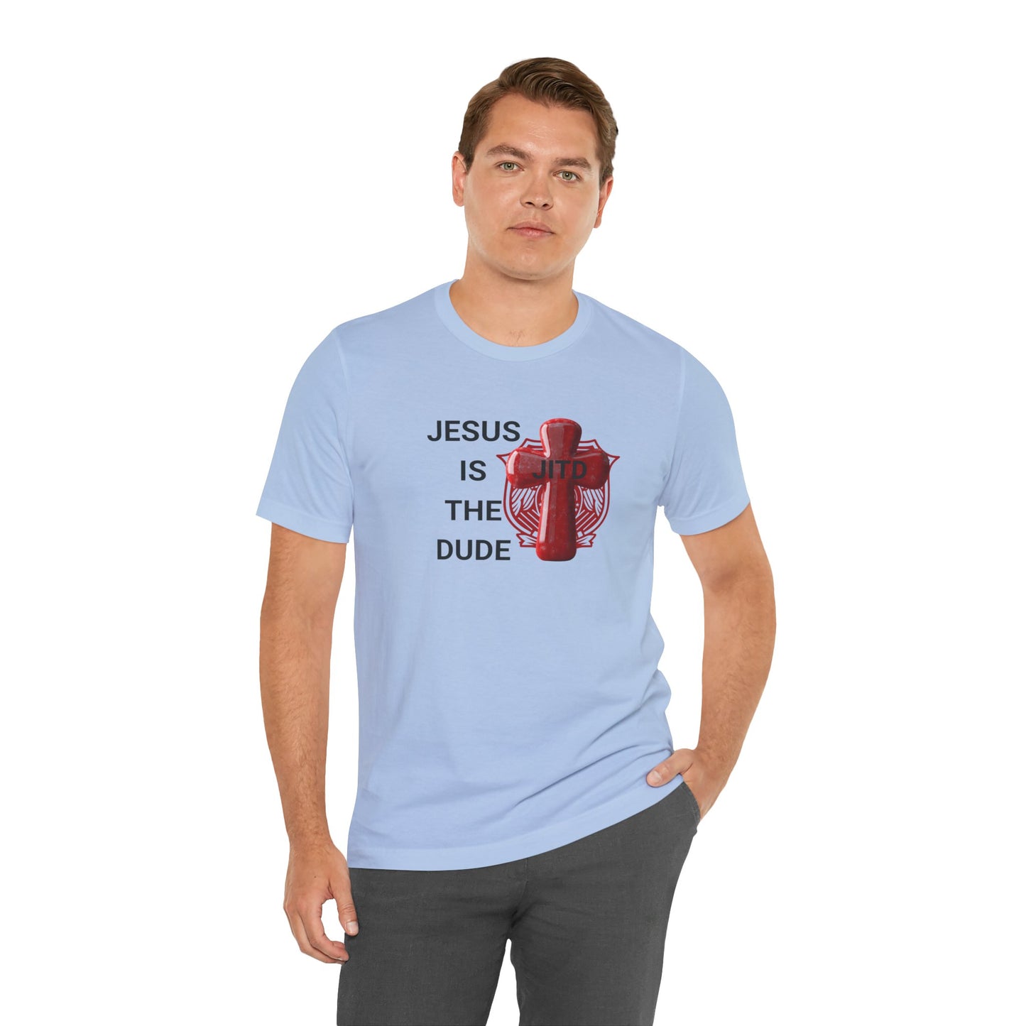 JITD RED SHIELD CROSS TEE