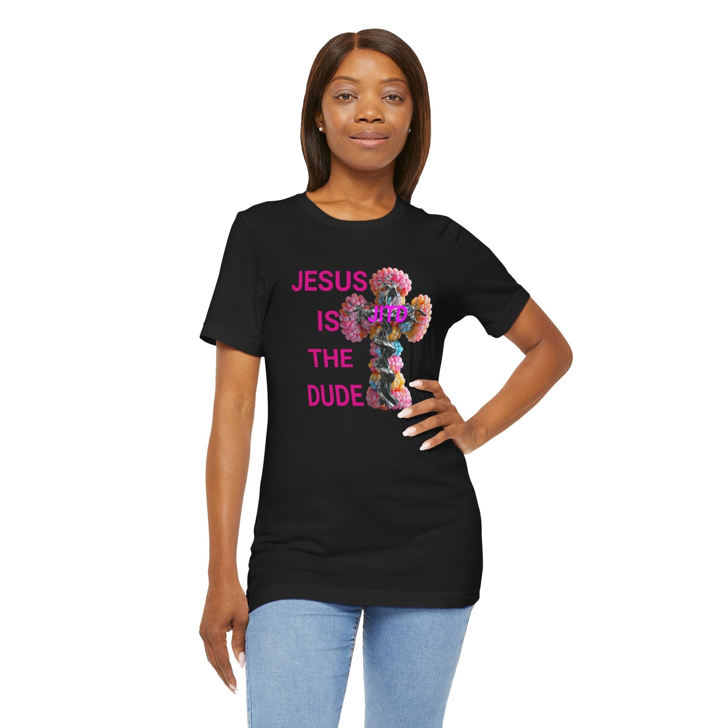 JITD TINY BUBBLE CROSS TEE