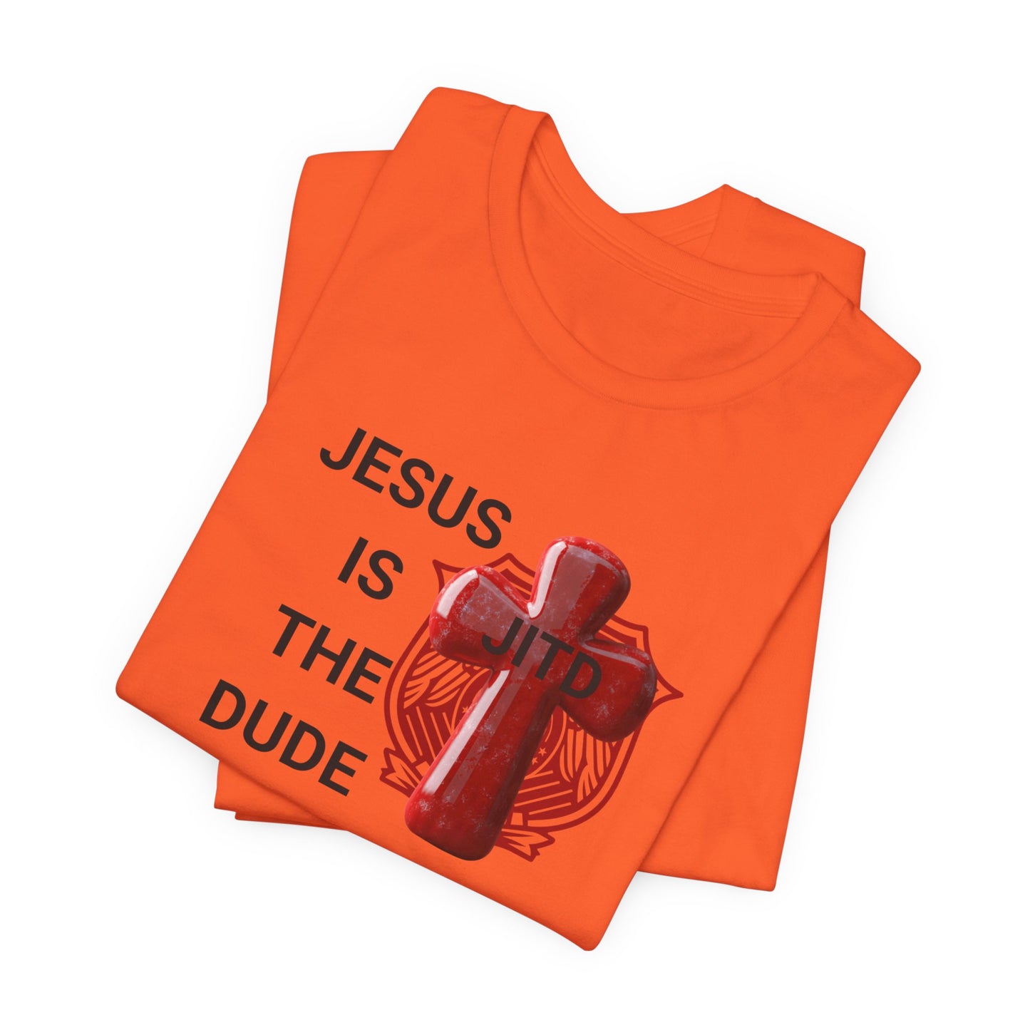 JITD RED SHIELD CROSS TEE