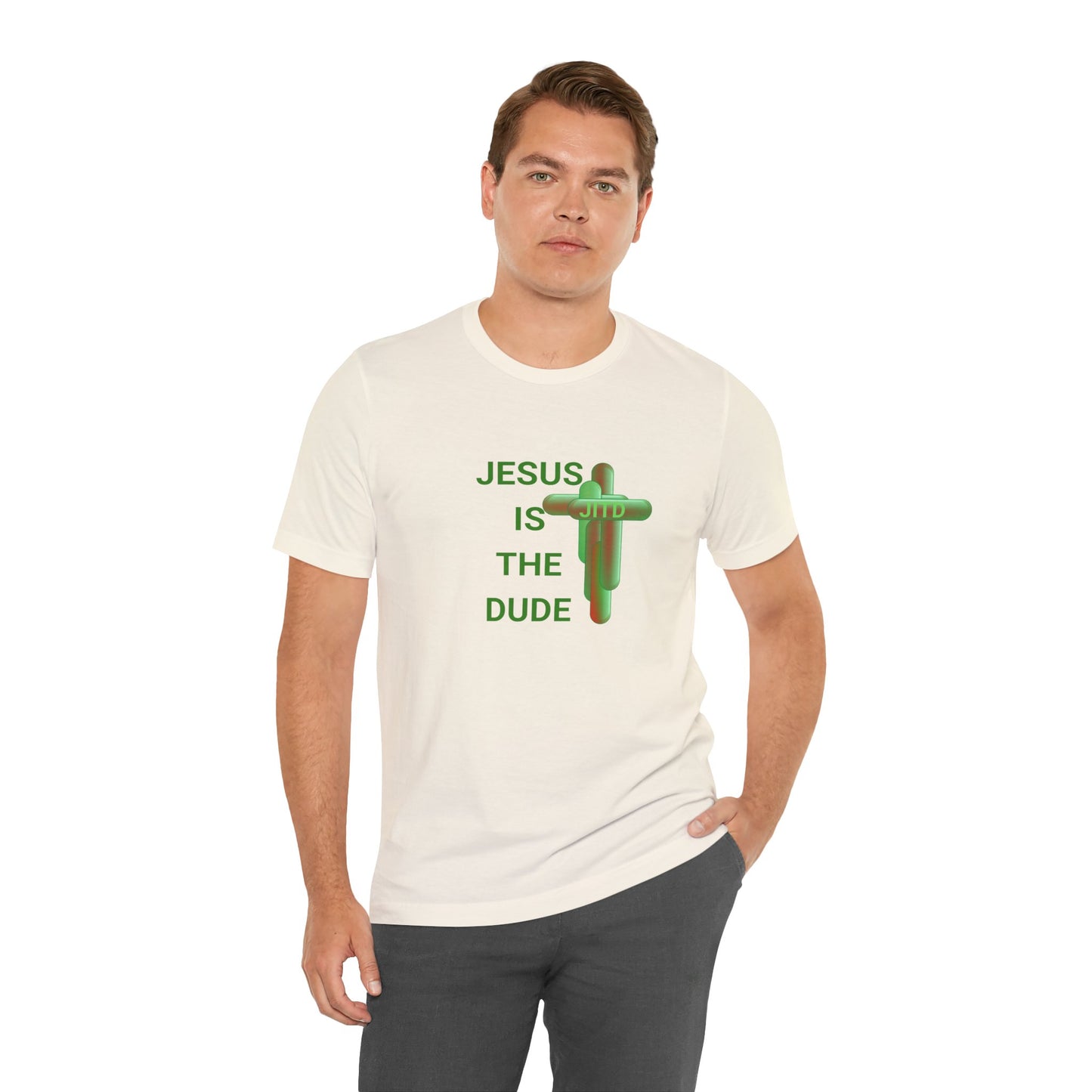 JITD GREEN PILL CROSS TEE