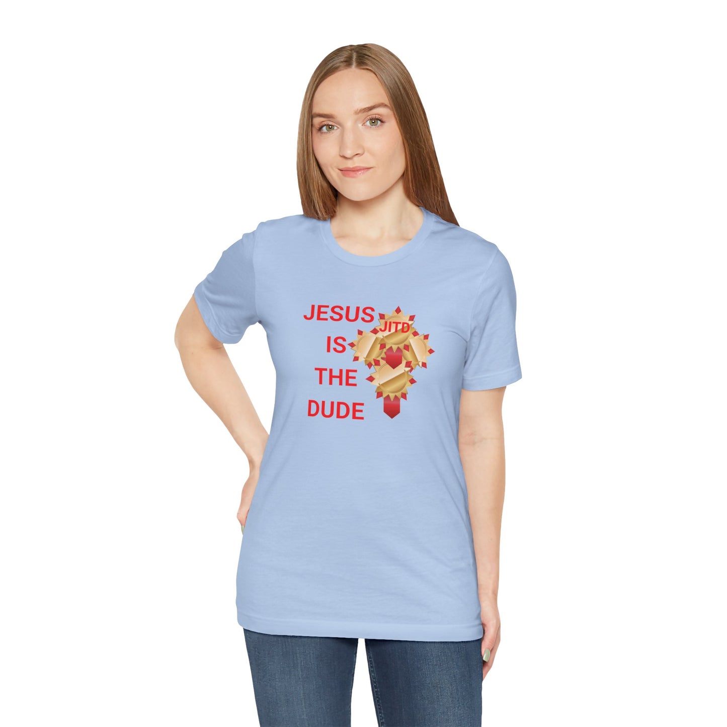 JITD RIBBON CROSS TEE