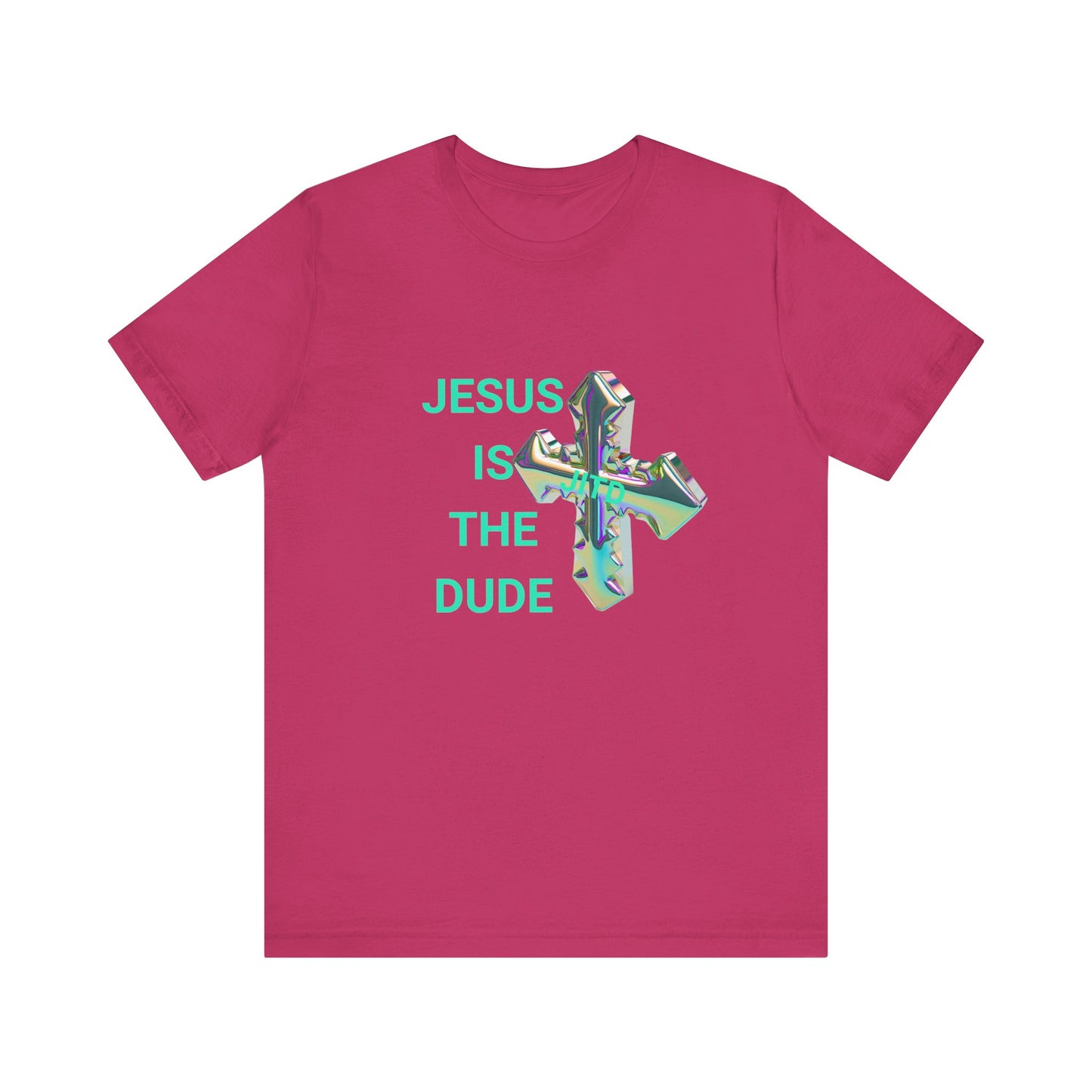 JITD IRIDESCENT CROSS TEE