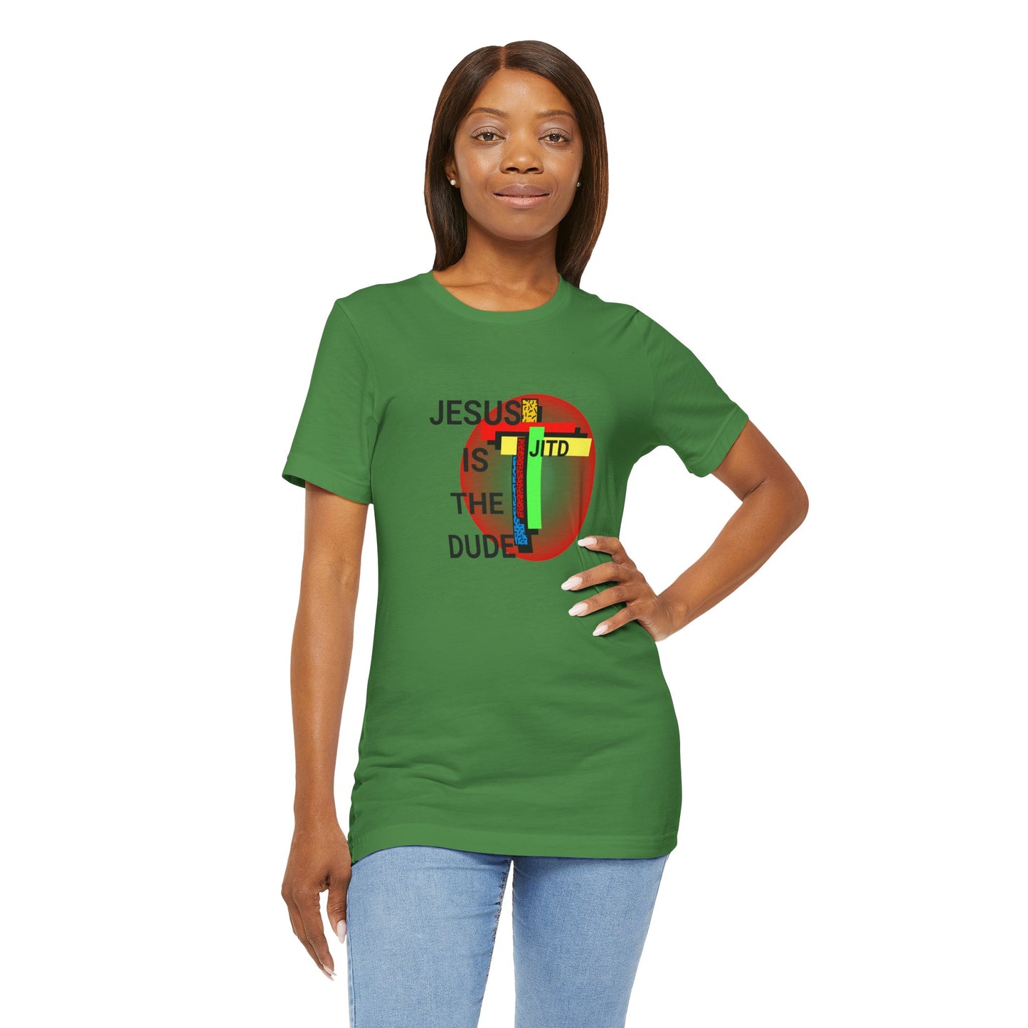 JITD RED GLOW CROSS TEE