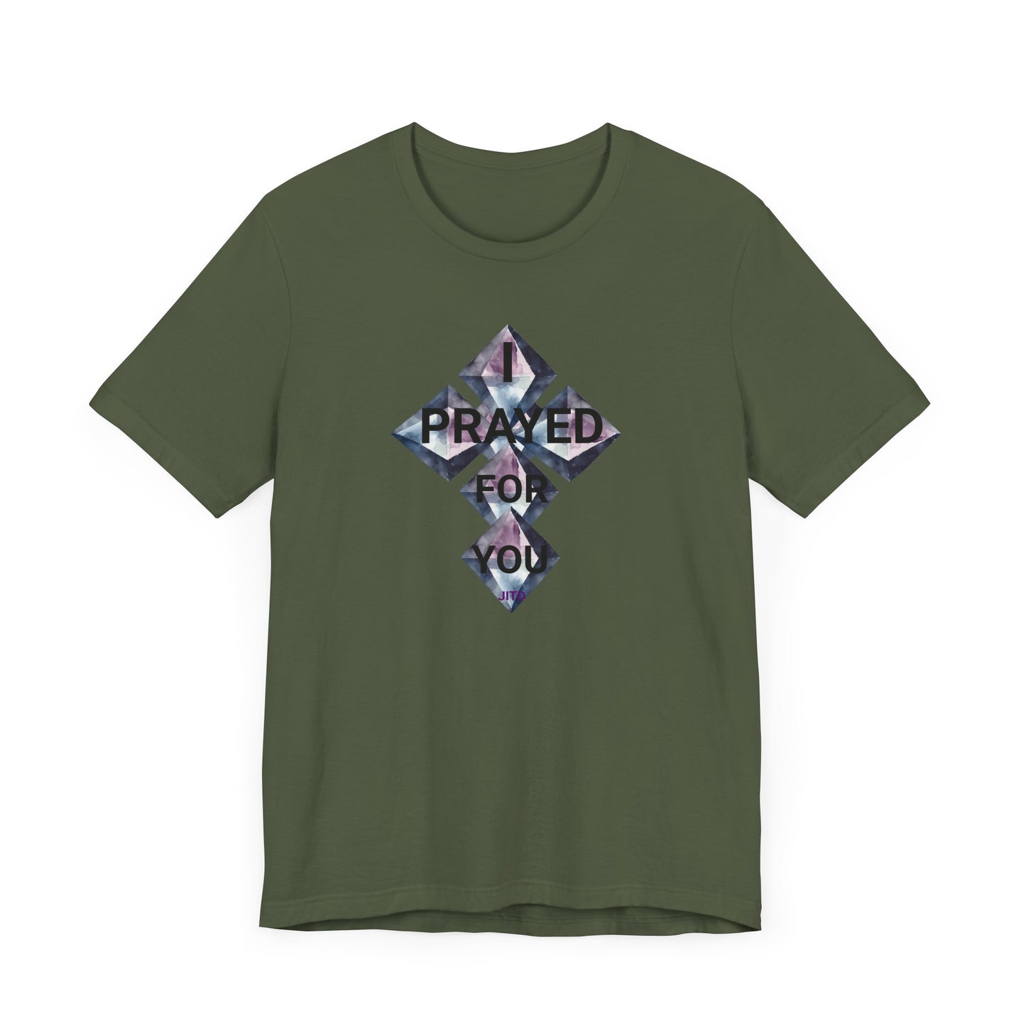 JITD "I PRAYED" DIAMOND CROSS TEE
