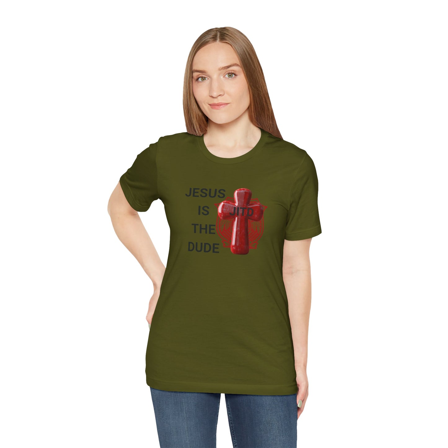 JITD RED SHIELD CROSS TEE