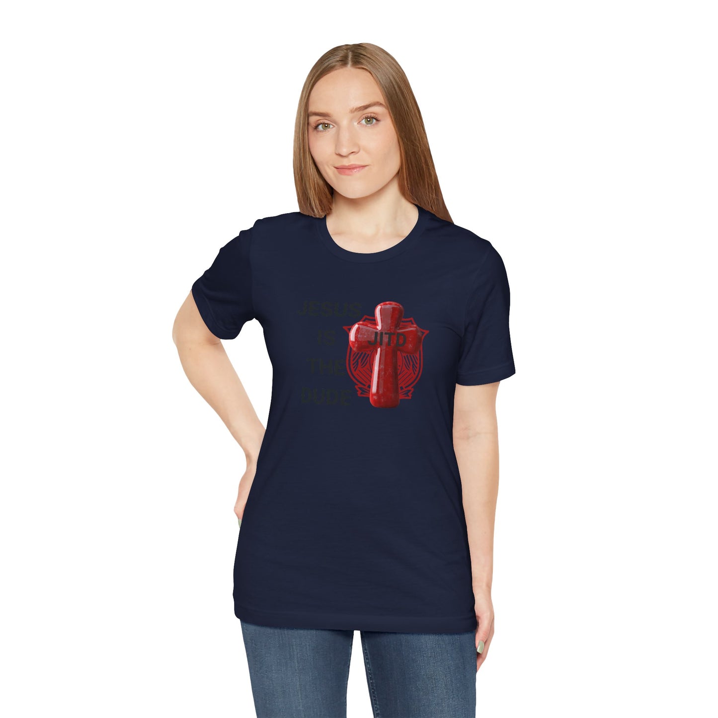 JITD RED SHIELD CROSS TEE