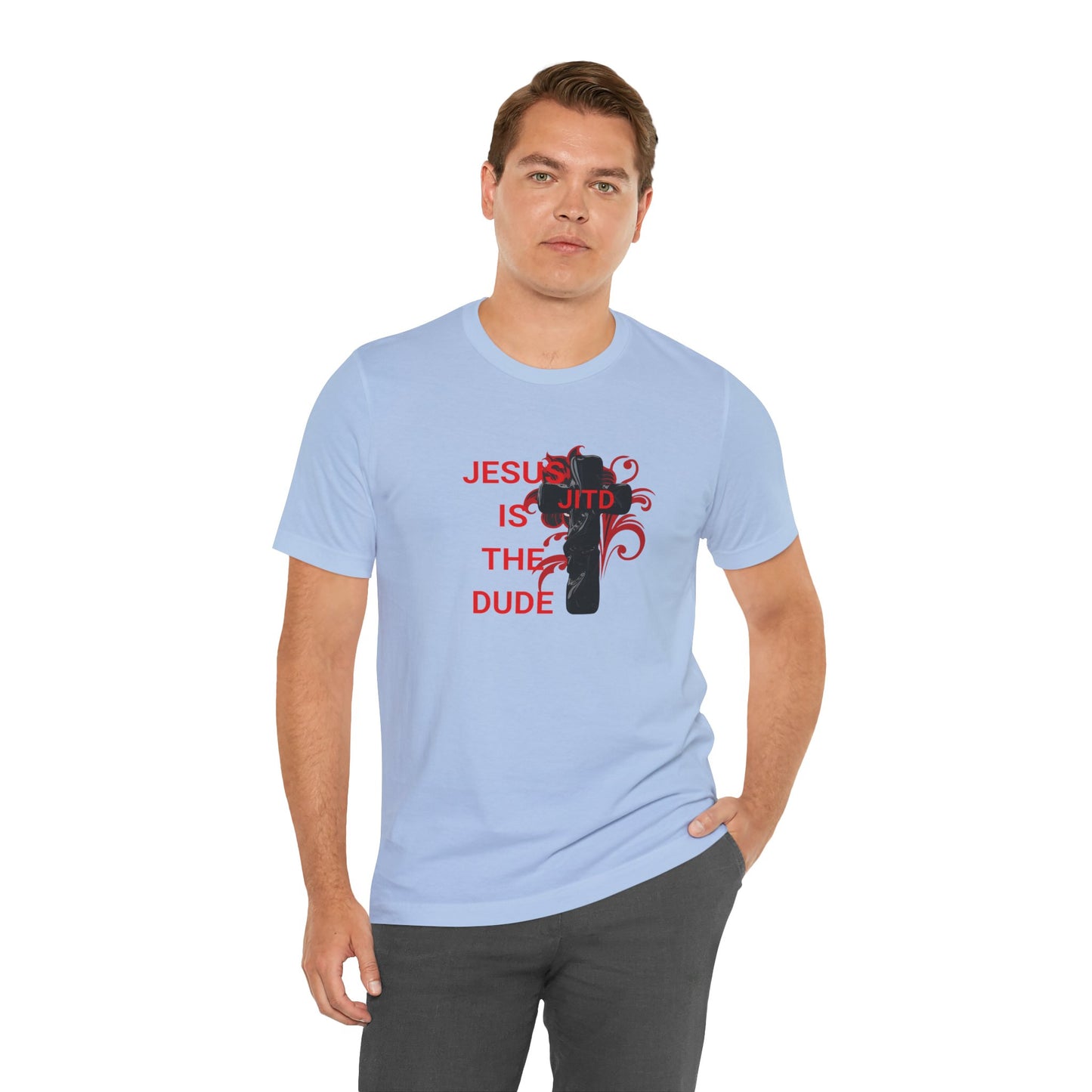 JITD BLACK CROSS TEE