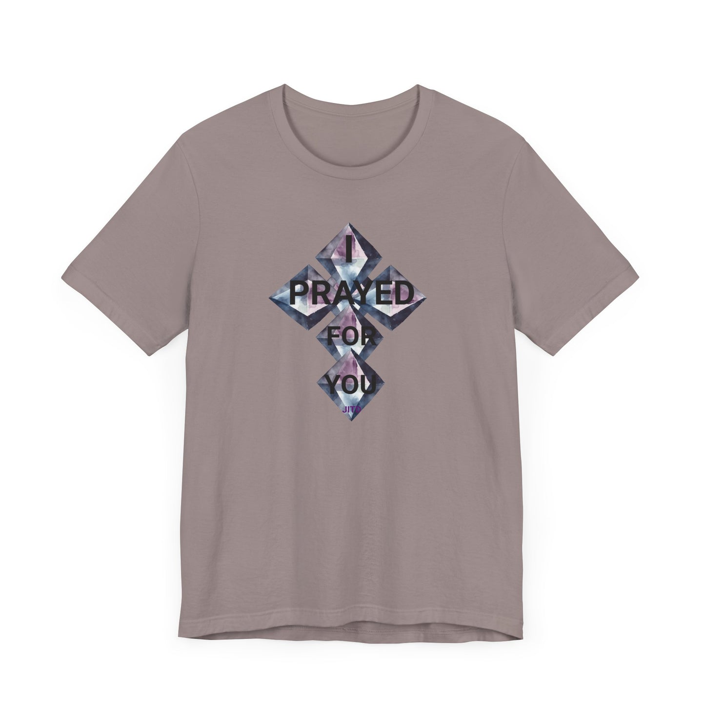 JITD "I PRAYED" DIAMOND CROSS TEE