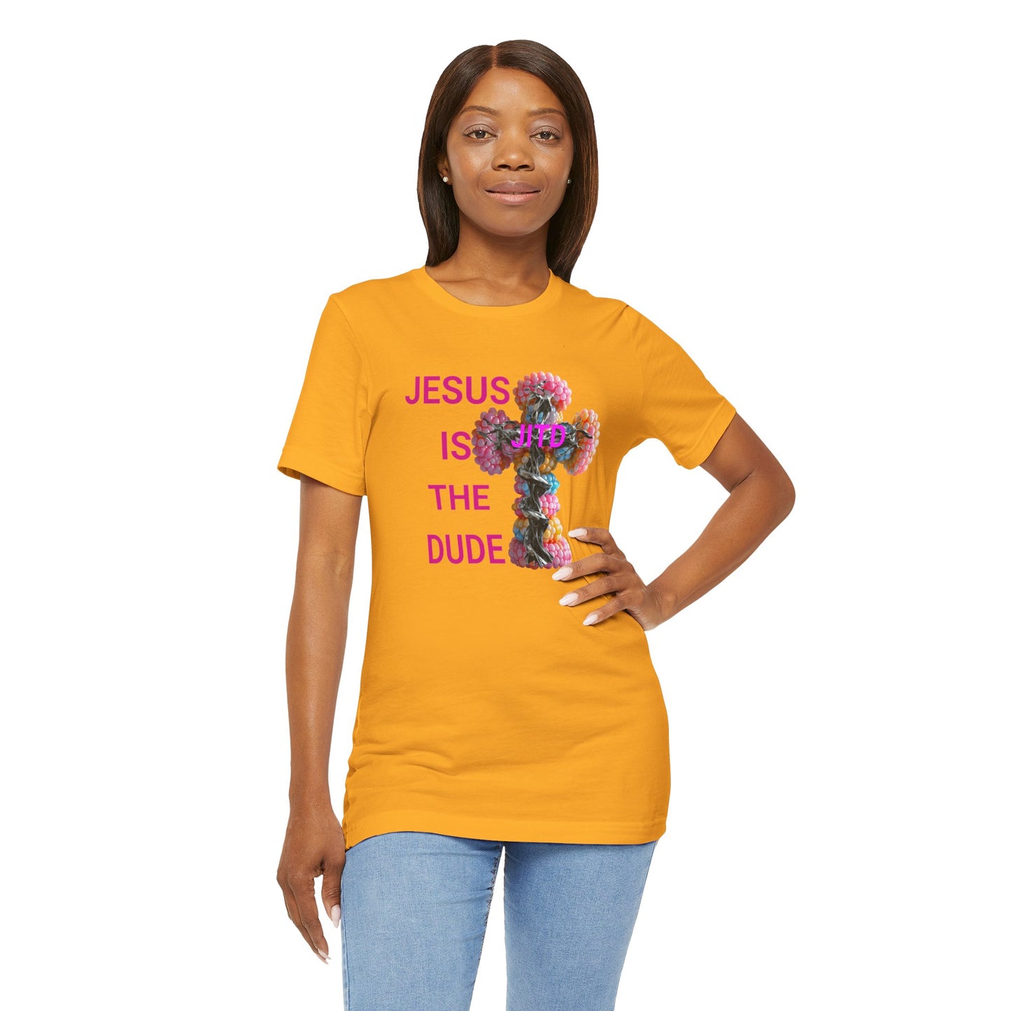 JITD TINY BUBBLE CROSS TEE