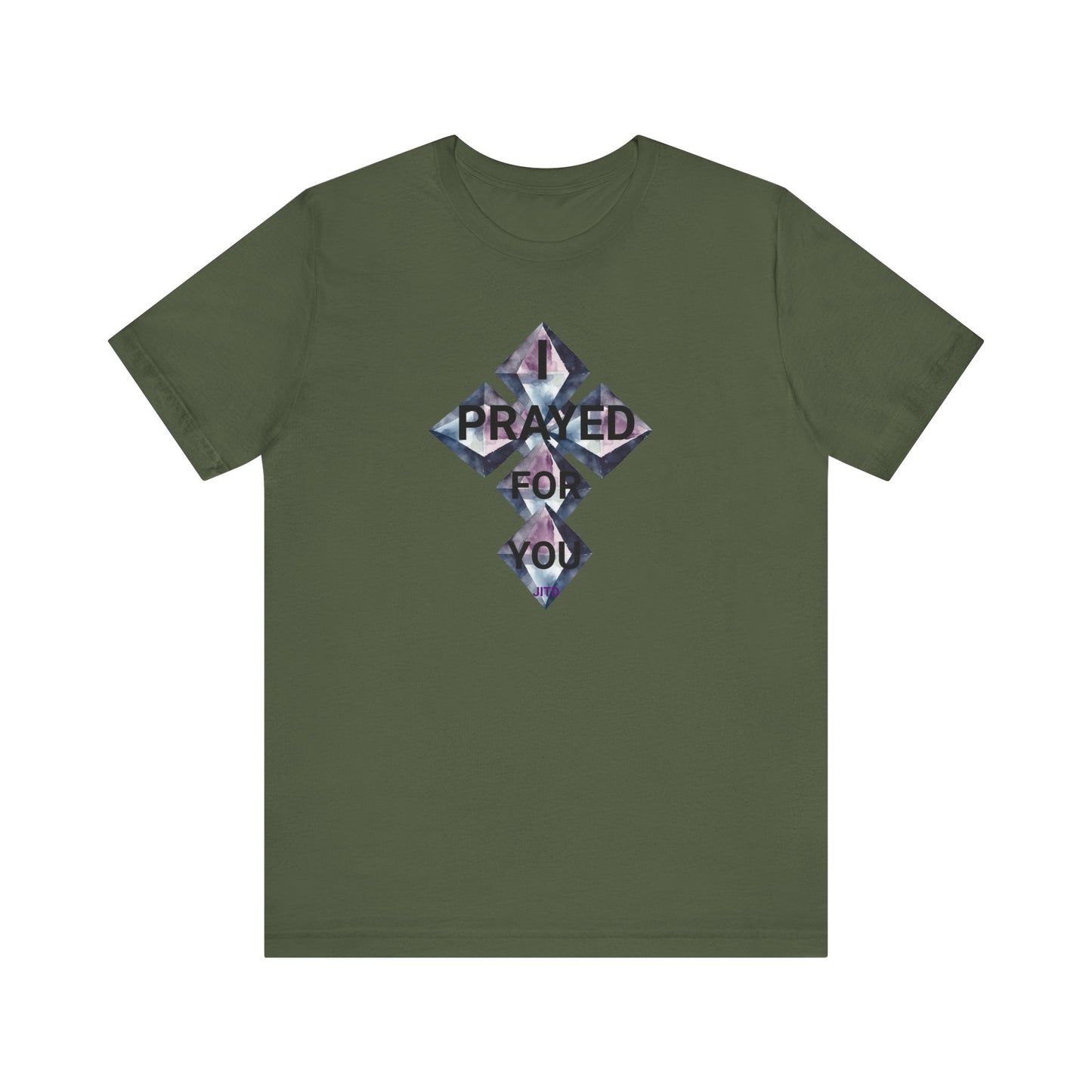 JITD "I PRAYED" DIAMOND CROSS TEE