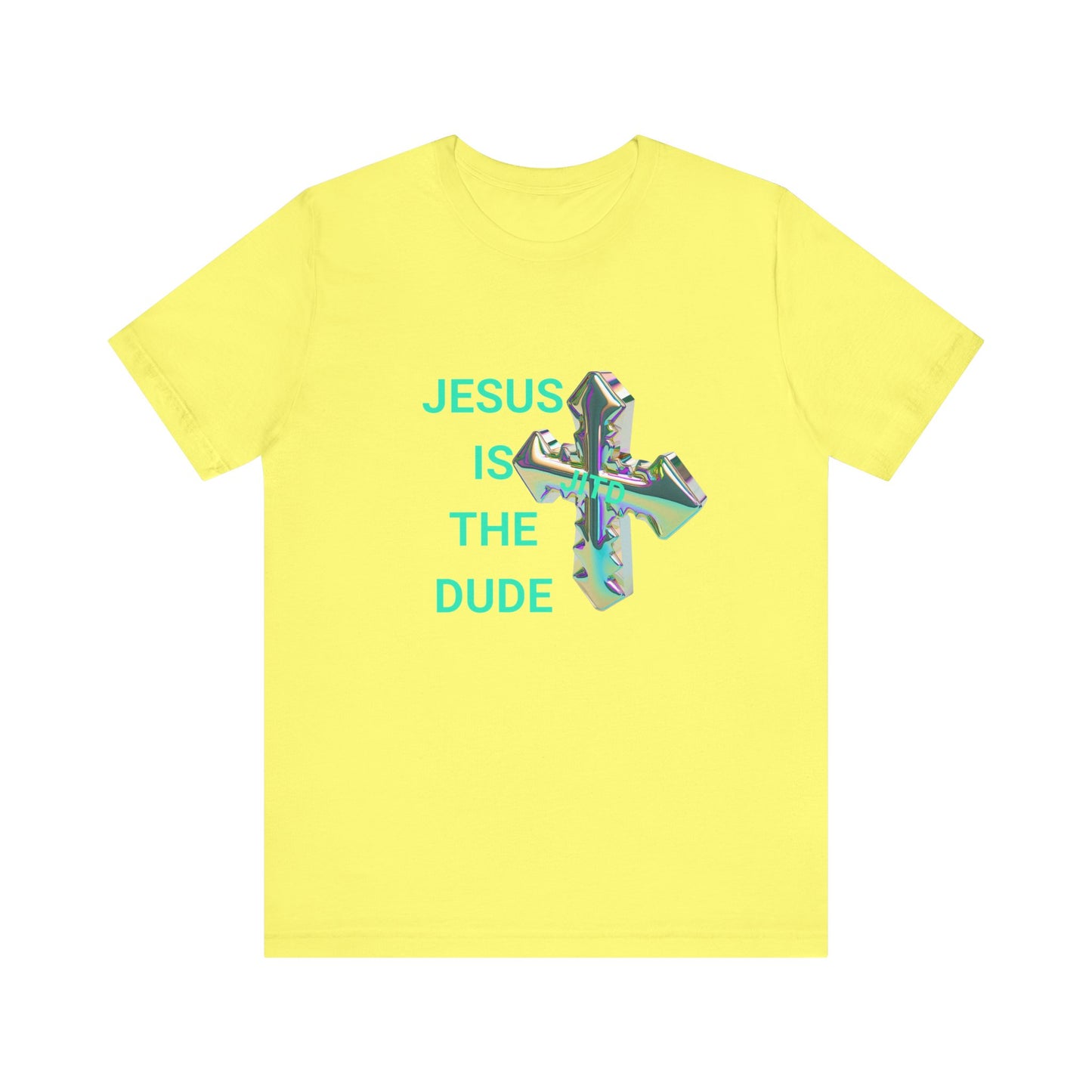 JITD IRIDESCENT CROSS TEE