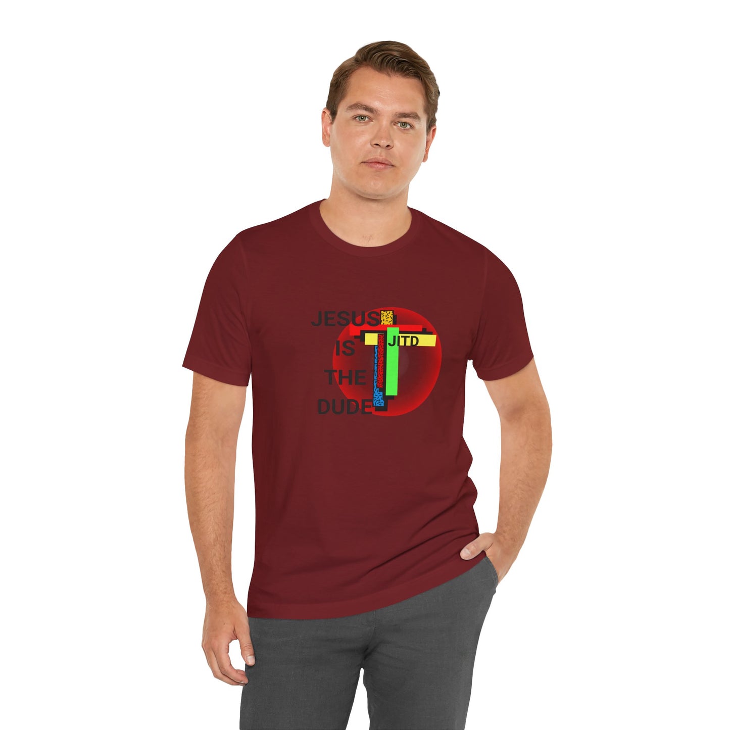 JITD RED GLOW CROSS TEE