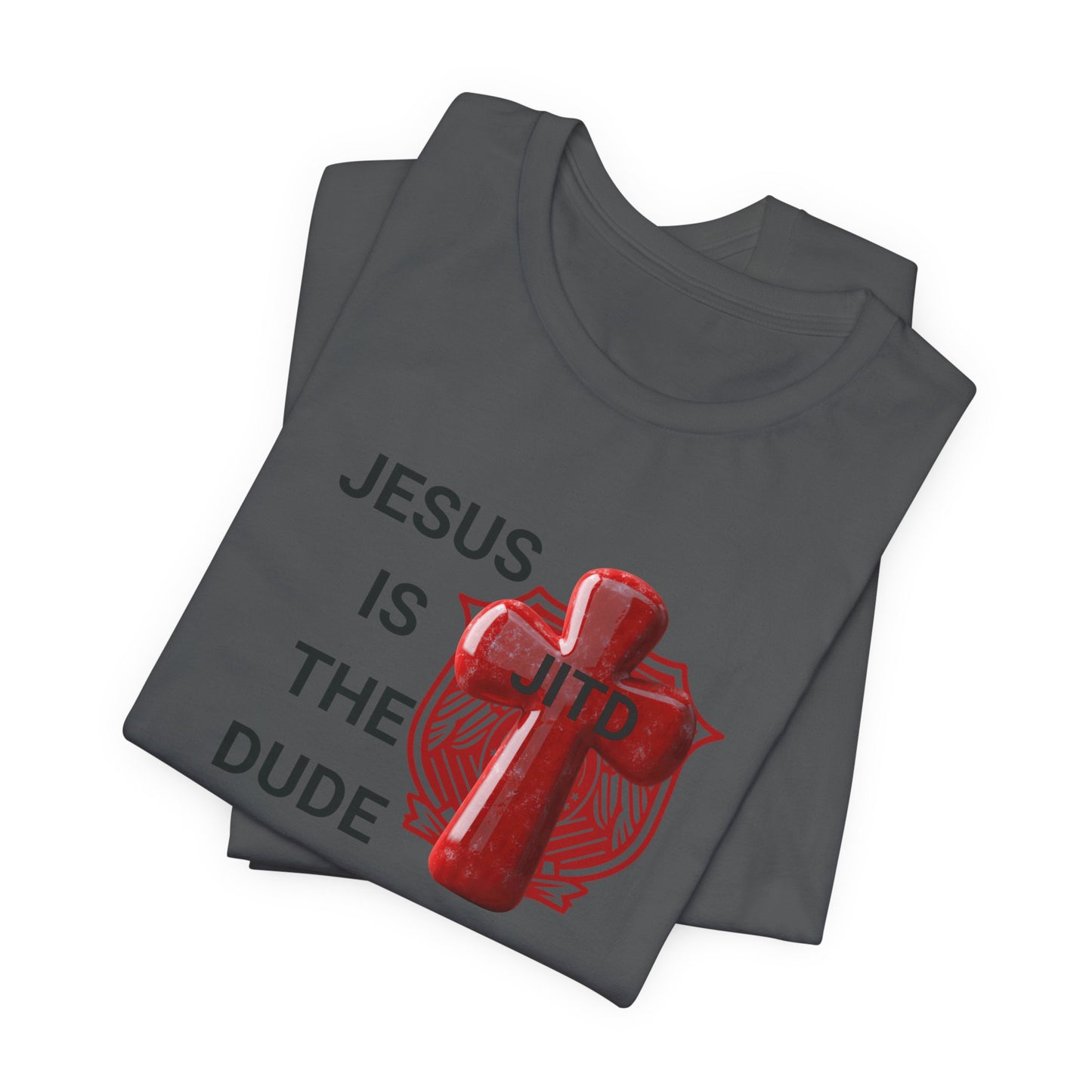 JITD RED SHIELD CROSS TEE