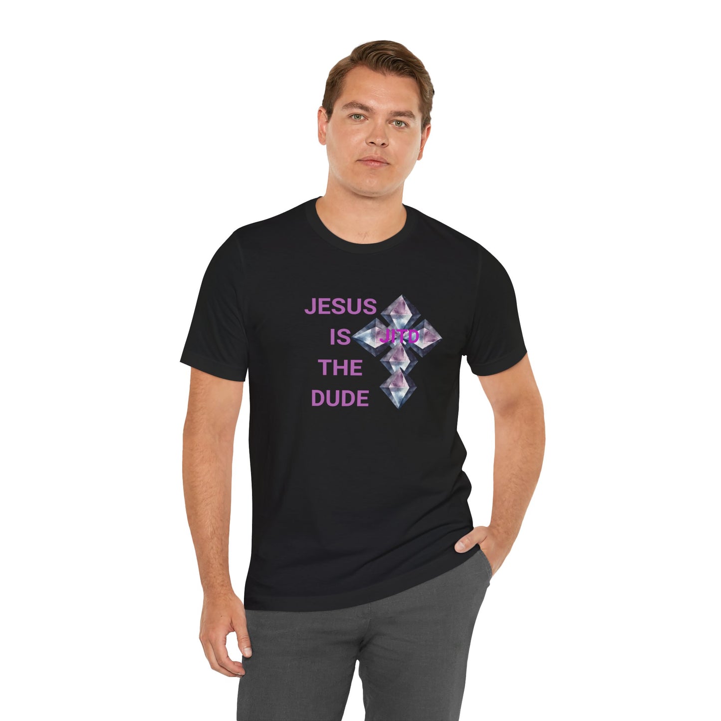 JITD DIAMOND CROSS TEE