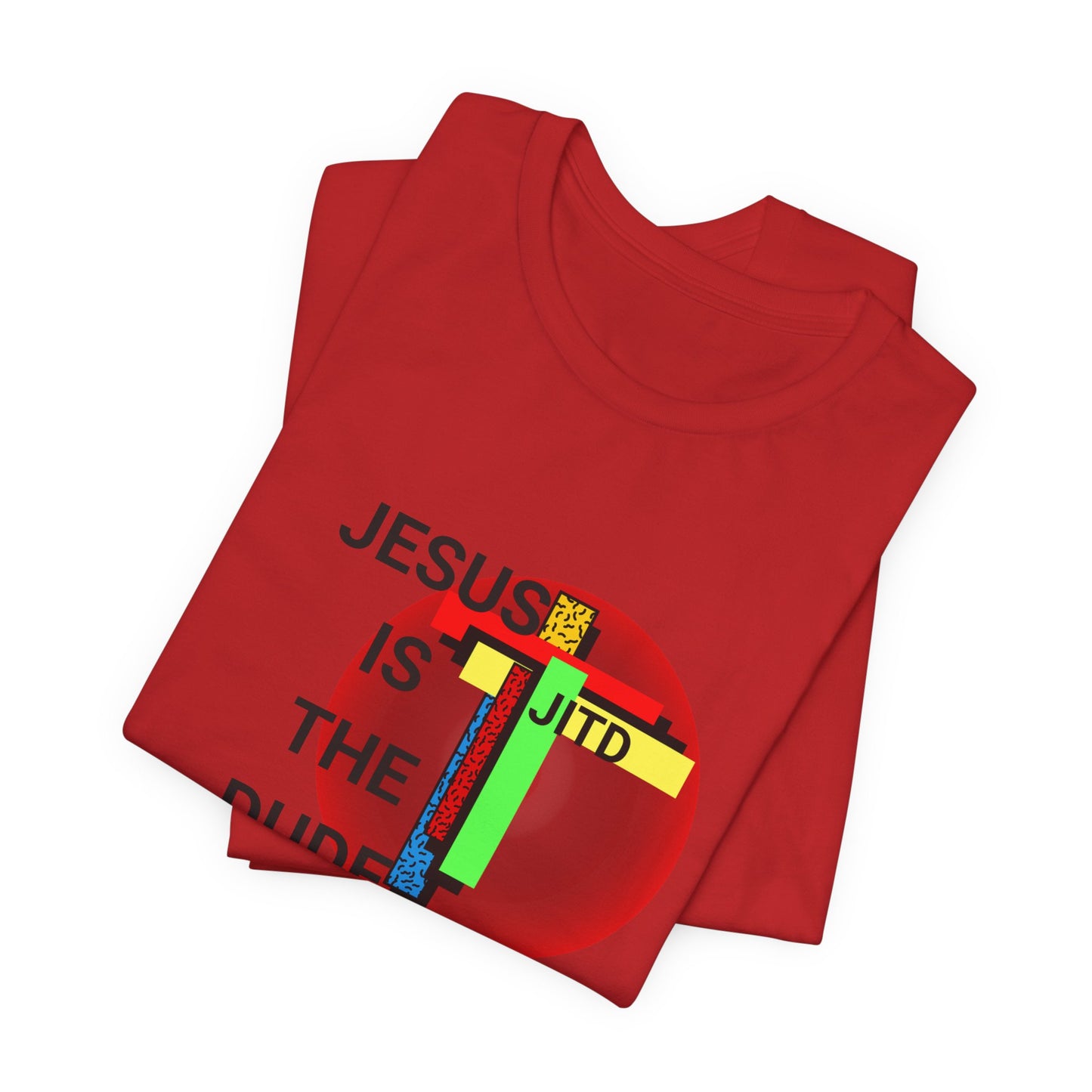 JITD RED GLOW CROSS TEE