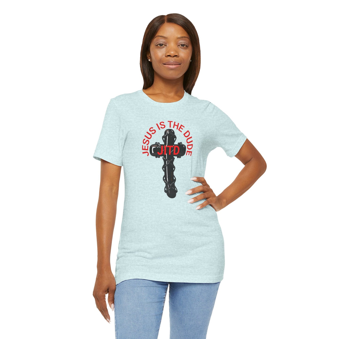 JITD BLACK CROSS TEE