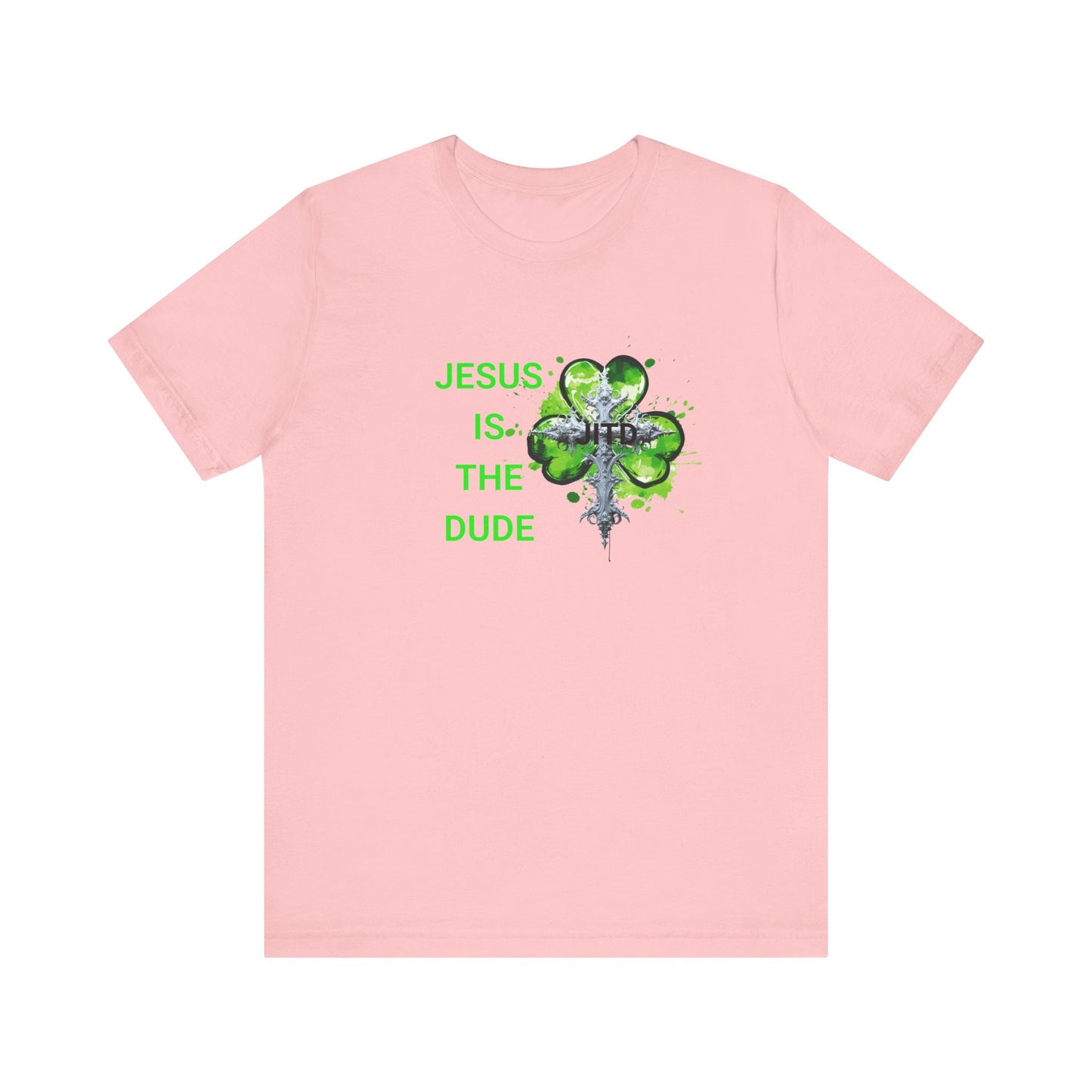 JITD GREEN HEART CROSS TEE