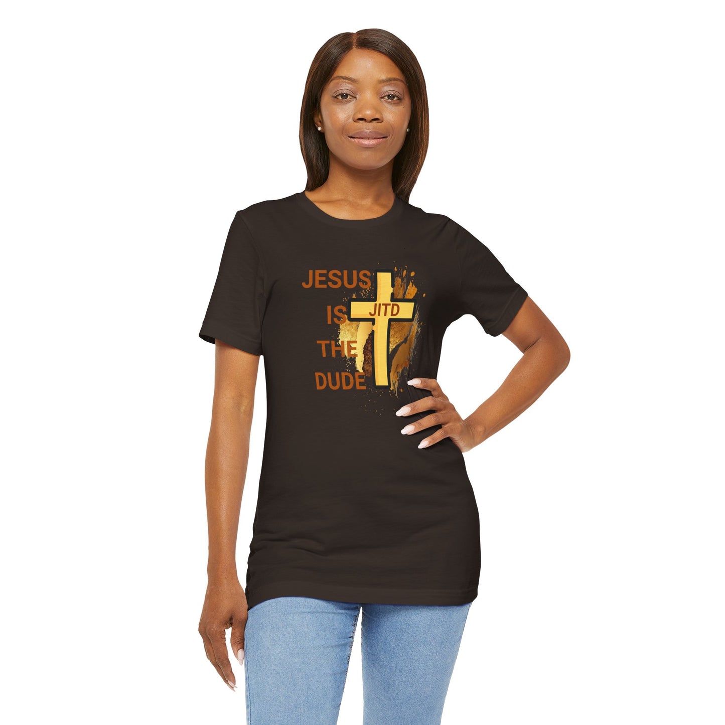 JITD WOODEN CROSS TEE