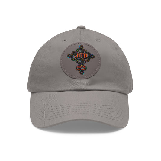 JITD CHAIN CROSS HAT WITH LEATHER PATCH