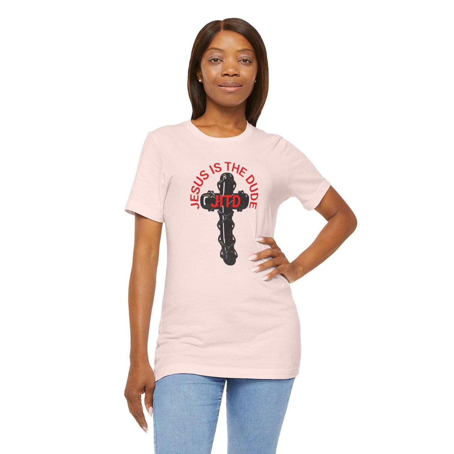 JITD BLACK CROSS TEE