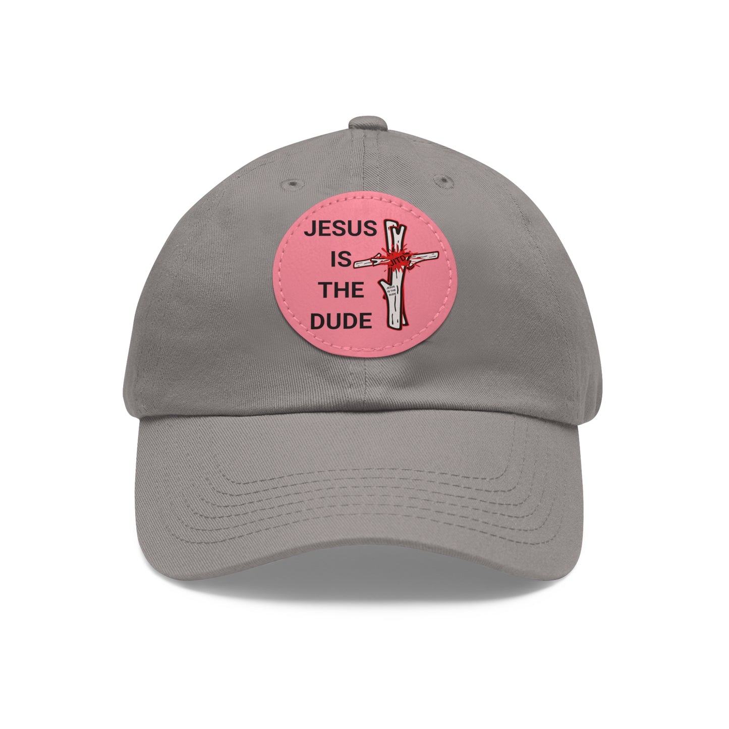 JITD MESSAGE CROSS HAT WITH LEATHER PATCH