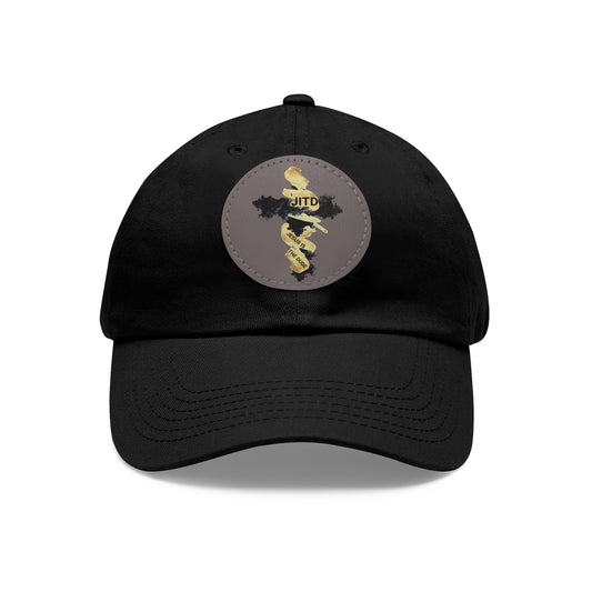 JITD SMOKE CROSS HAT WITH LEATHER PATCH