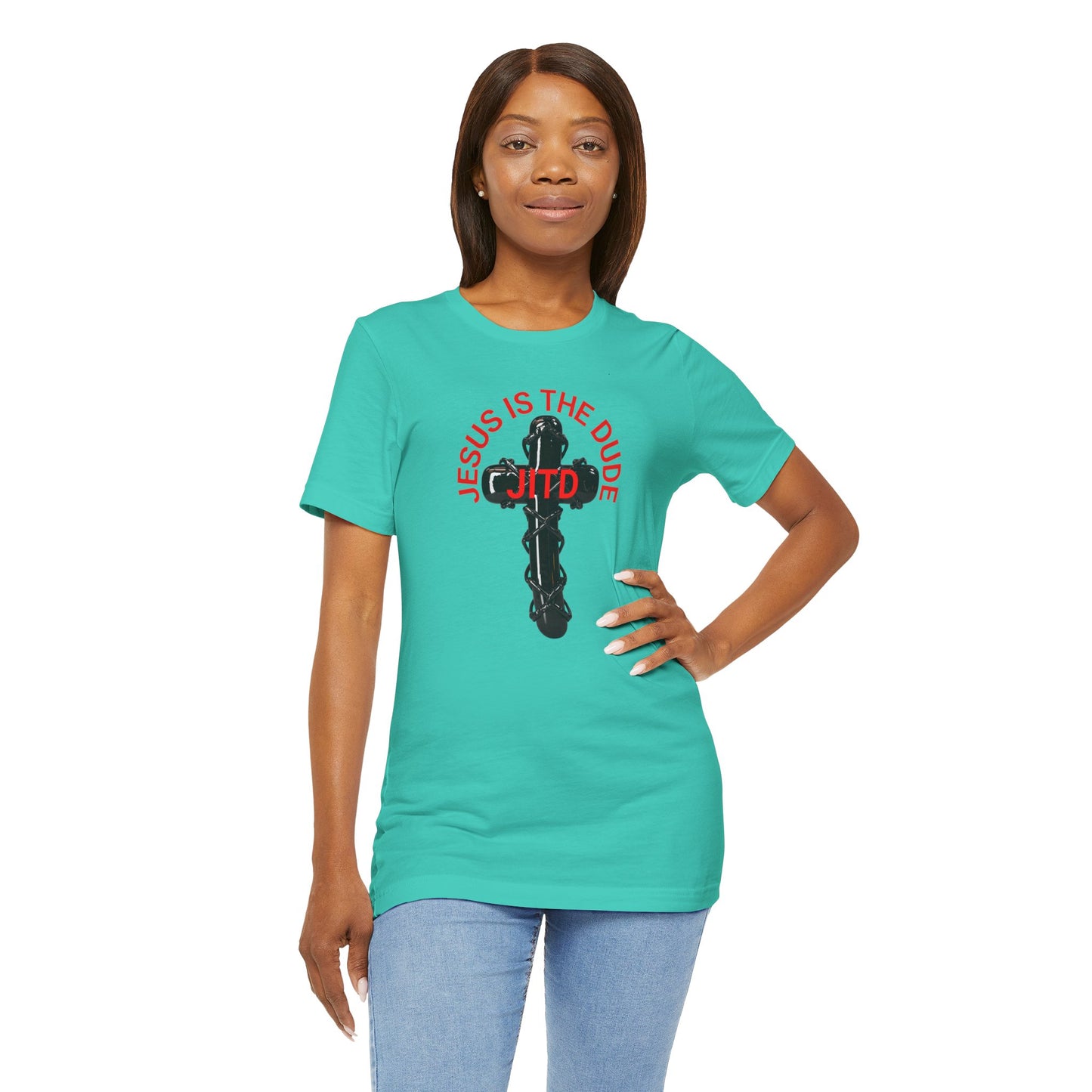 JITD BLACK CROSS TEE