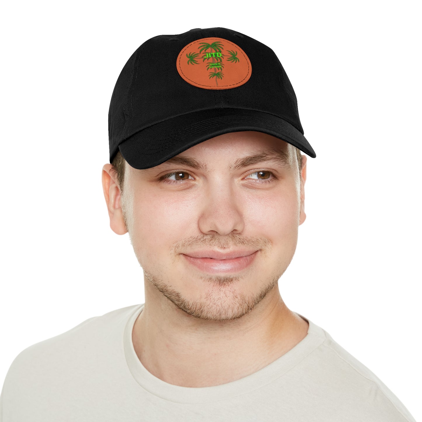JITD HERB CROSS HAT WITH LEATHER PATCH