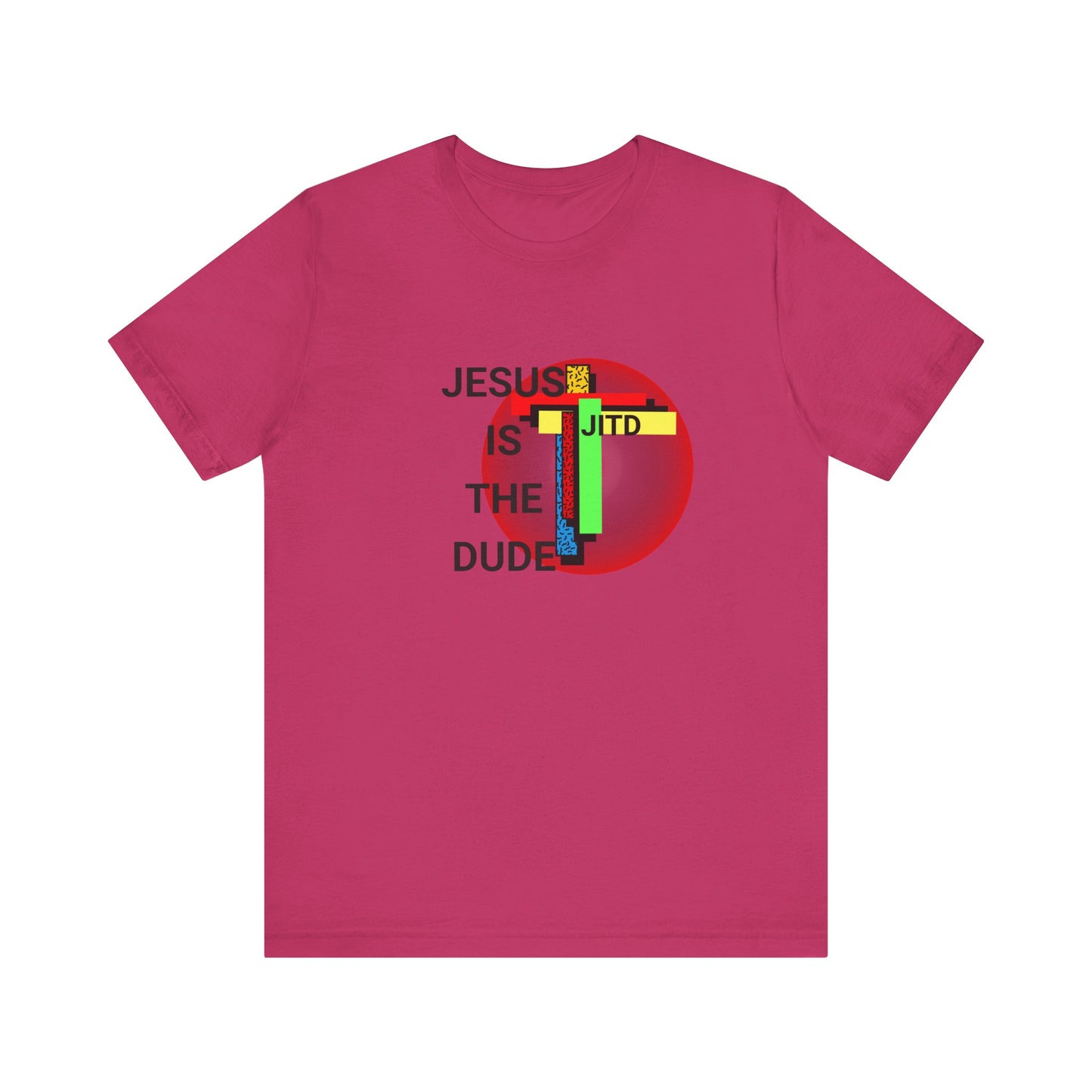 JITD RED GLOW CROSS TEE