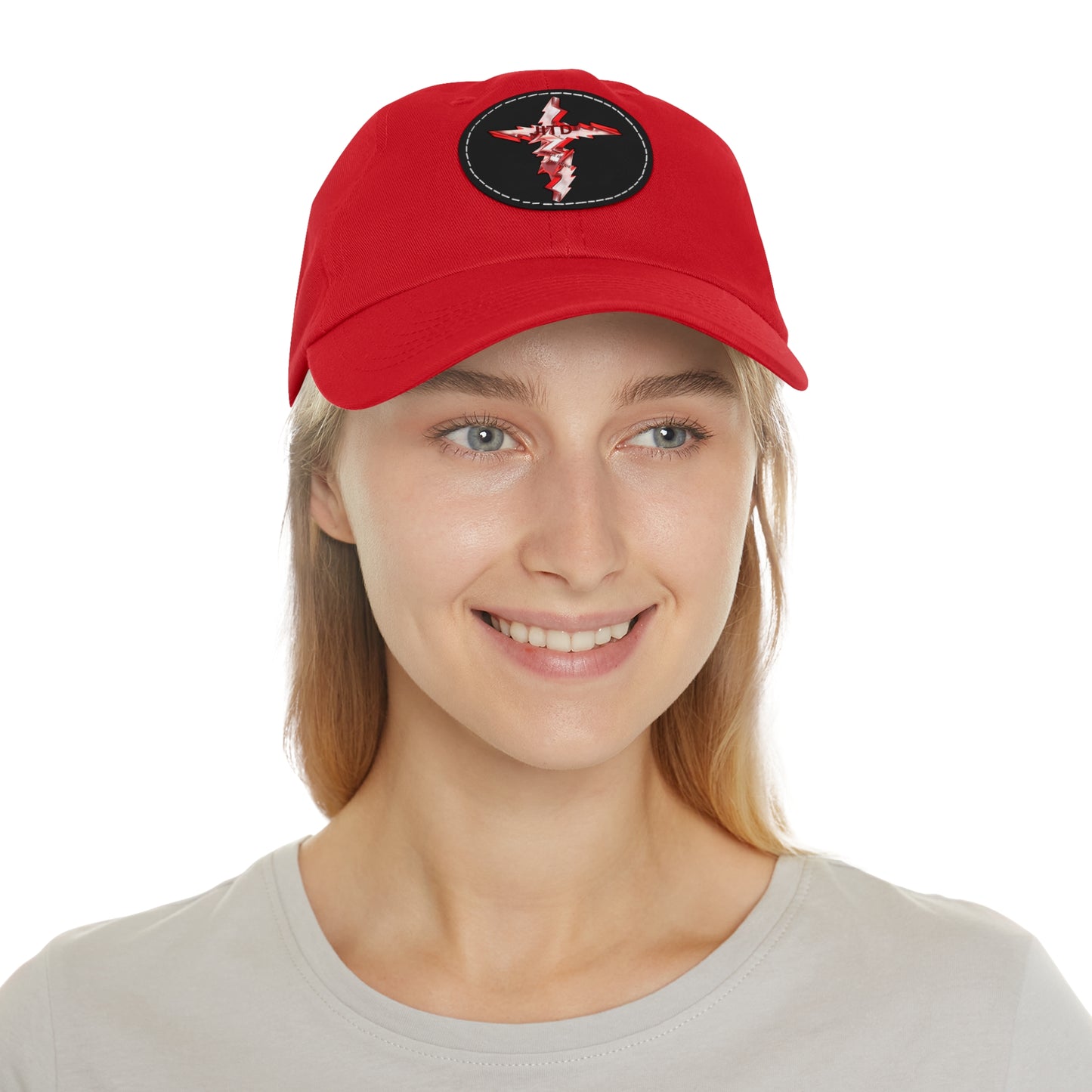 JITD BOLT CROSS HAT WITH LEATHER PATCH