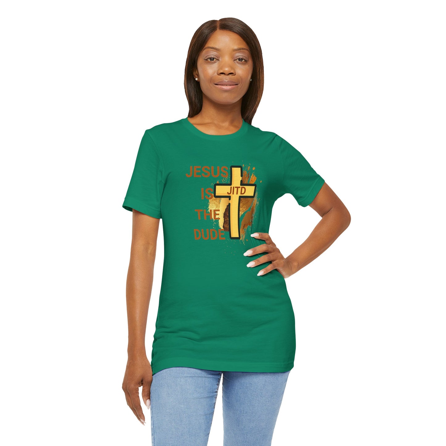 JITD WOODEN CROSS TEE