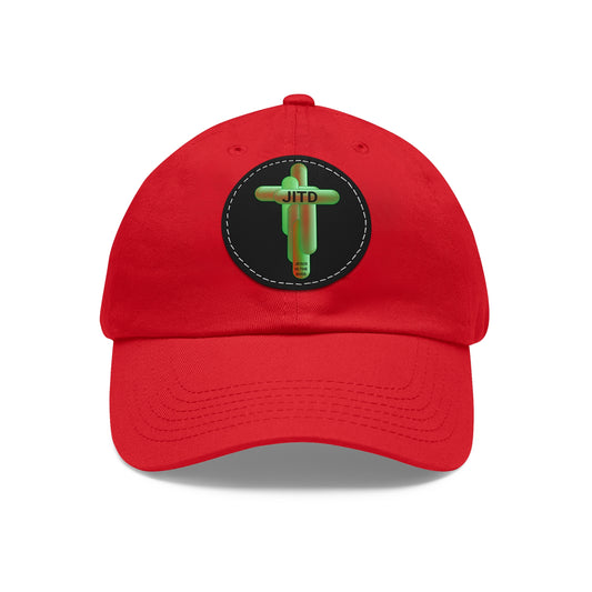 JITD PILLS CROSS HAT WITH LEATHER PATCH