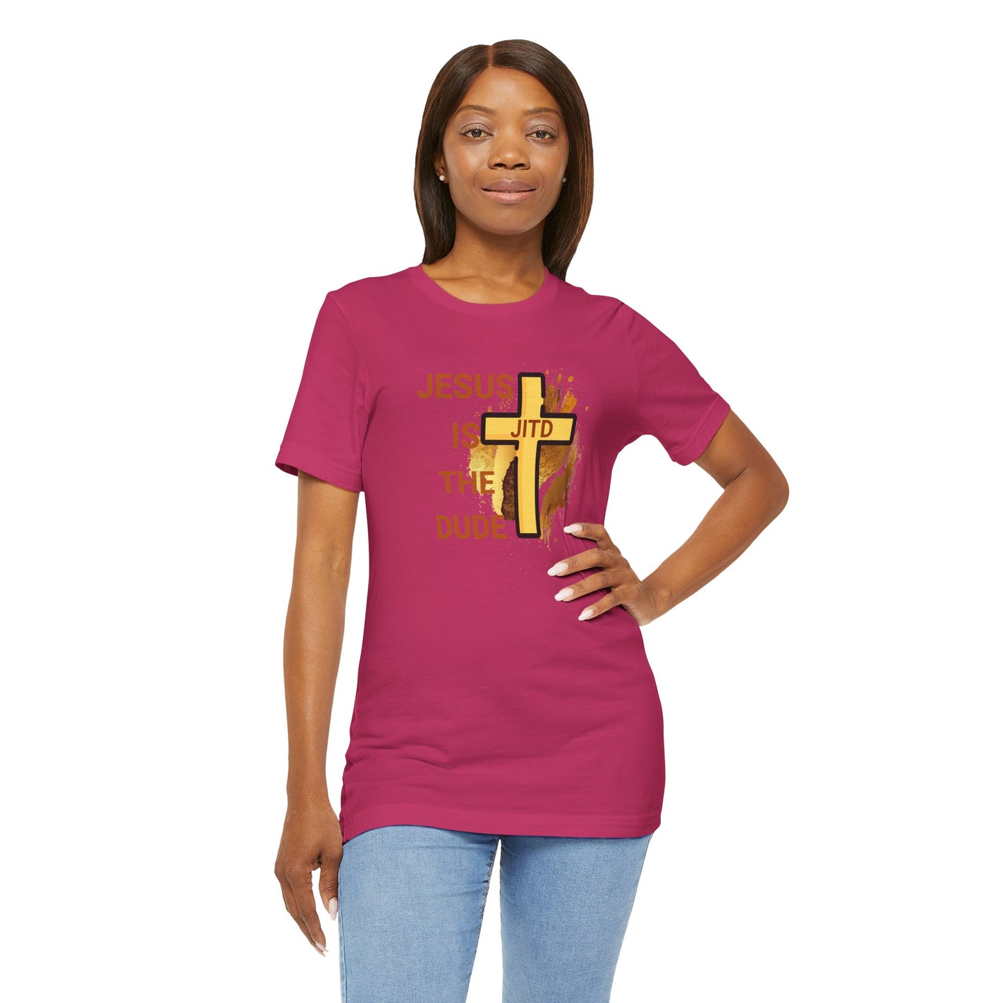 JITD WOODEN CROSS TEE