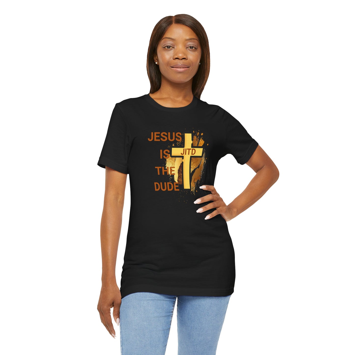 JITD WOODEN CROSS TEE