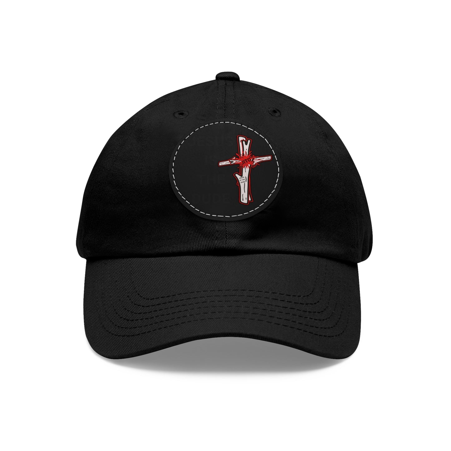 JITD MESSAGE CROSS HAT WITH LEATHER PATCH
