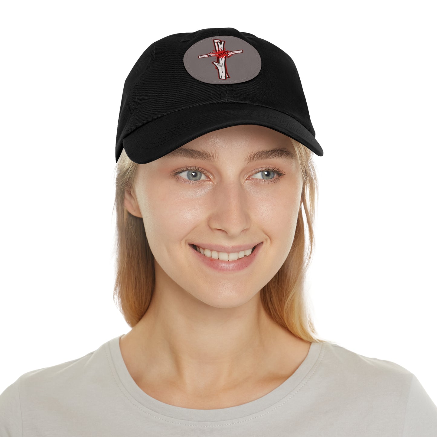 JITD LOGO CROSS HAT WITH LEATHER PATCH