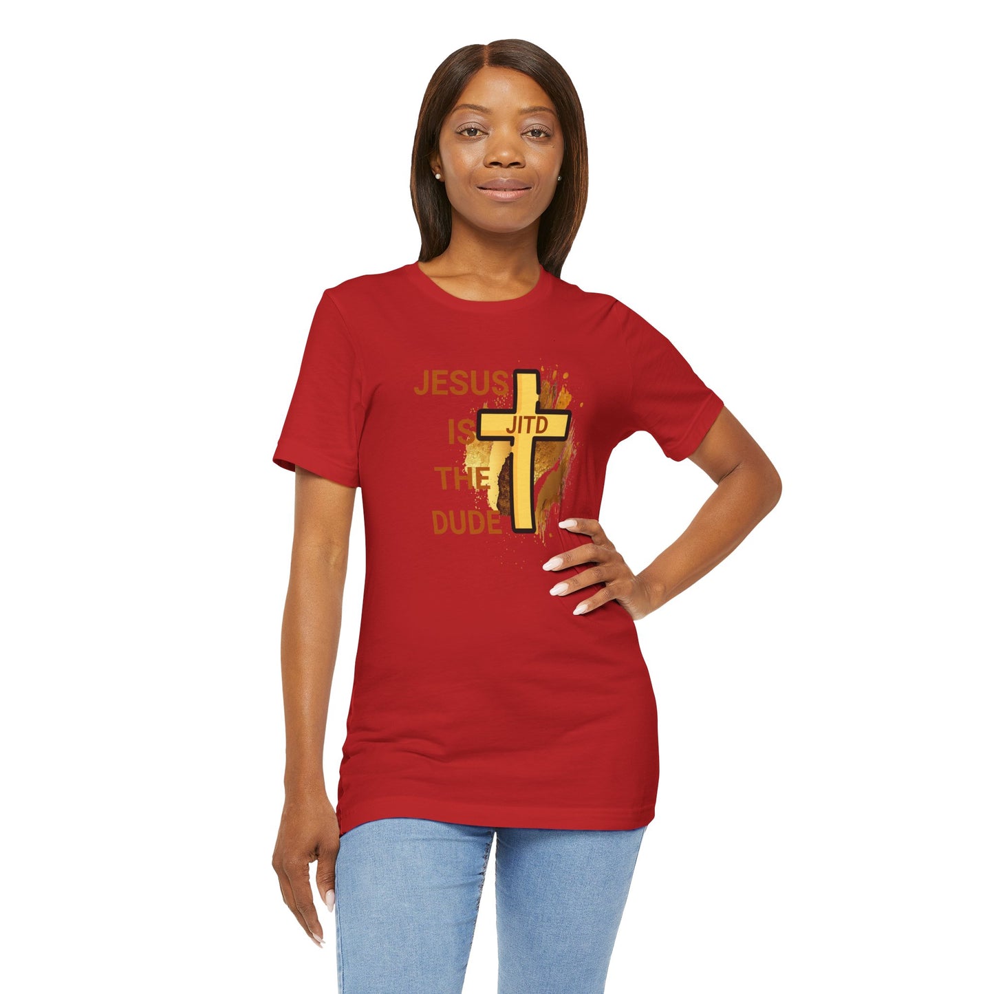 JITD WOODEN CROSS TEE