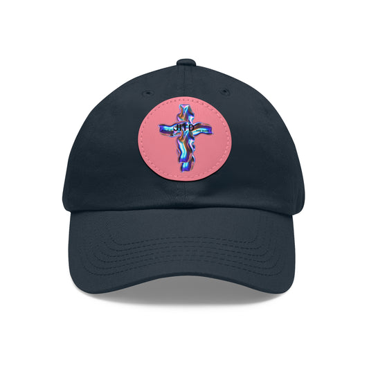 JITD RAINBOW CROSS HAT WITH LEATHER PATCH
